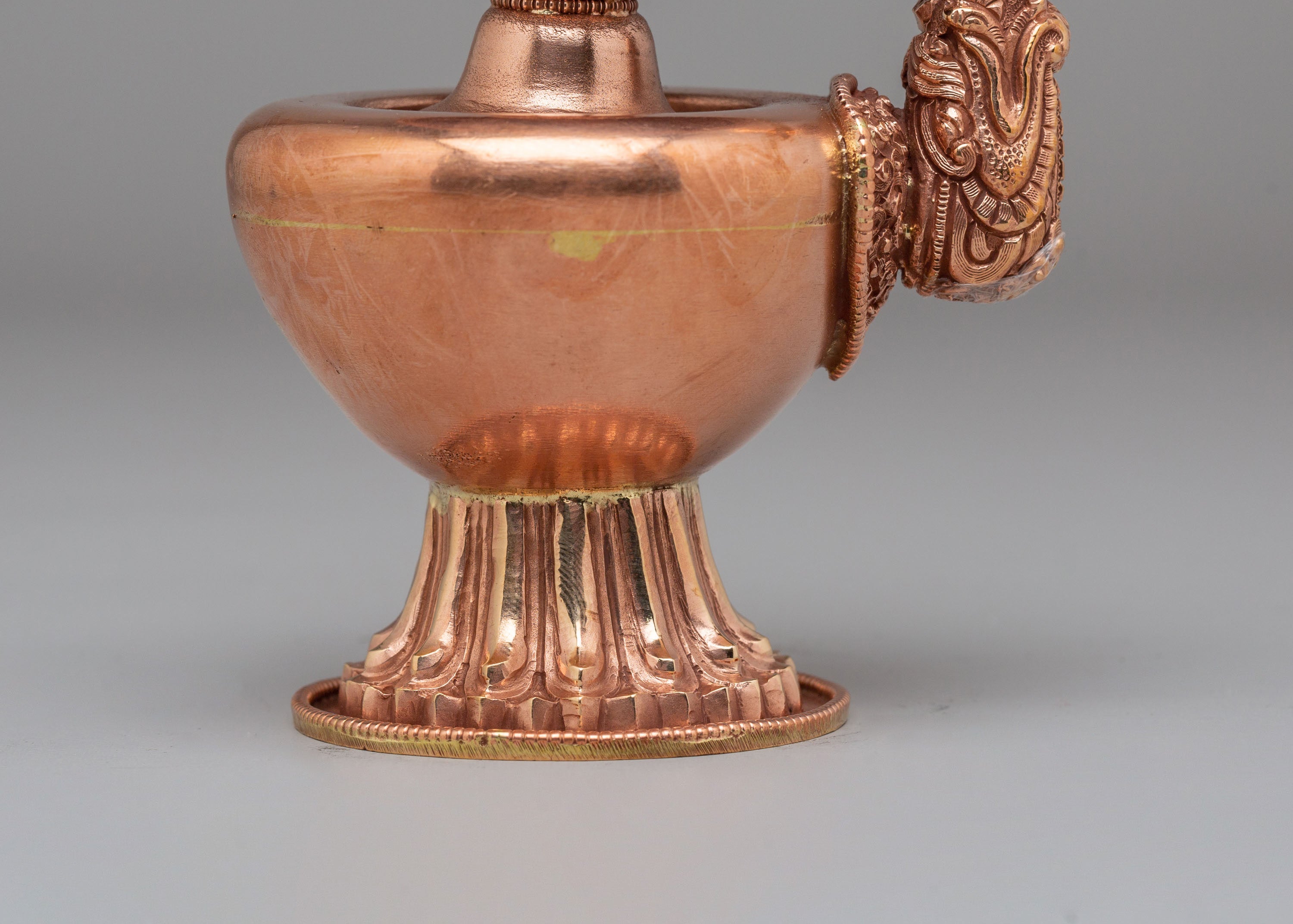 Traditional Bhumba Ritual Vessel | Sacred Copper Bhumba for Puja