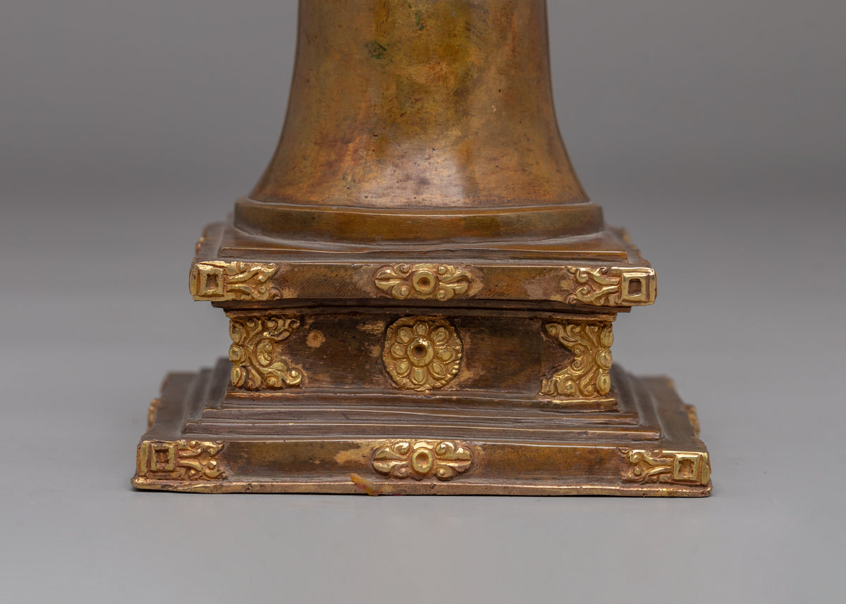 Handcrafted Sacred Parinirvana Stupa | Scared Buddhist Artwork