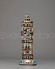 Buddhist Handmade Incense Holder | Tibetan Ritual Offering Bowl