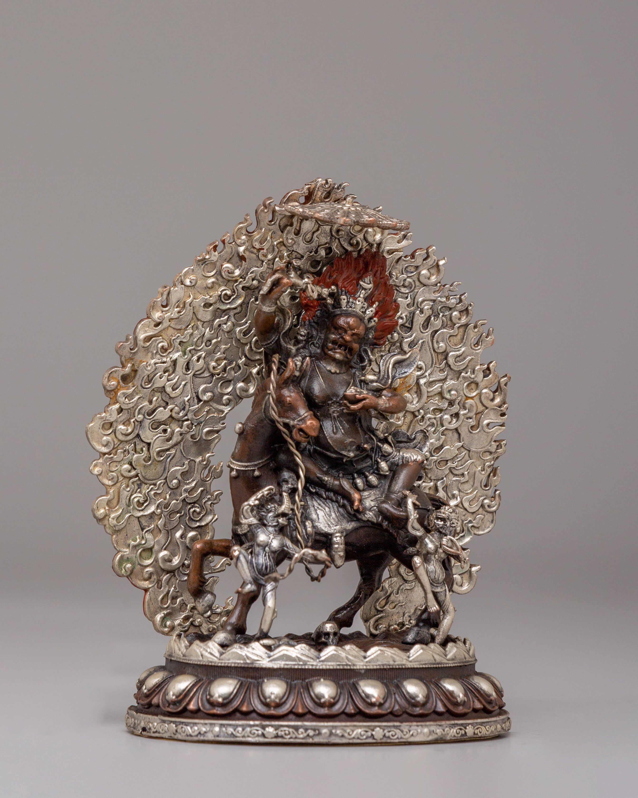 Palden Lhamo Shri Devi Protector Statue | Tibetan Guardian Deity