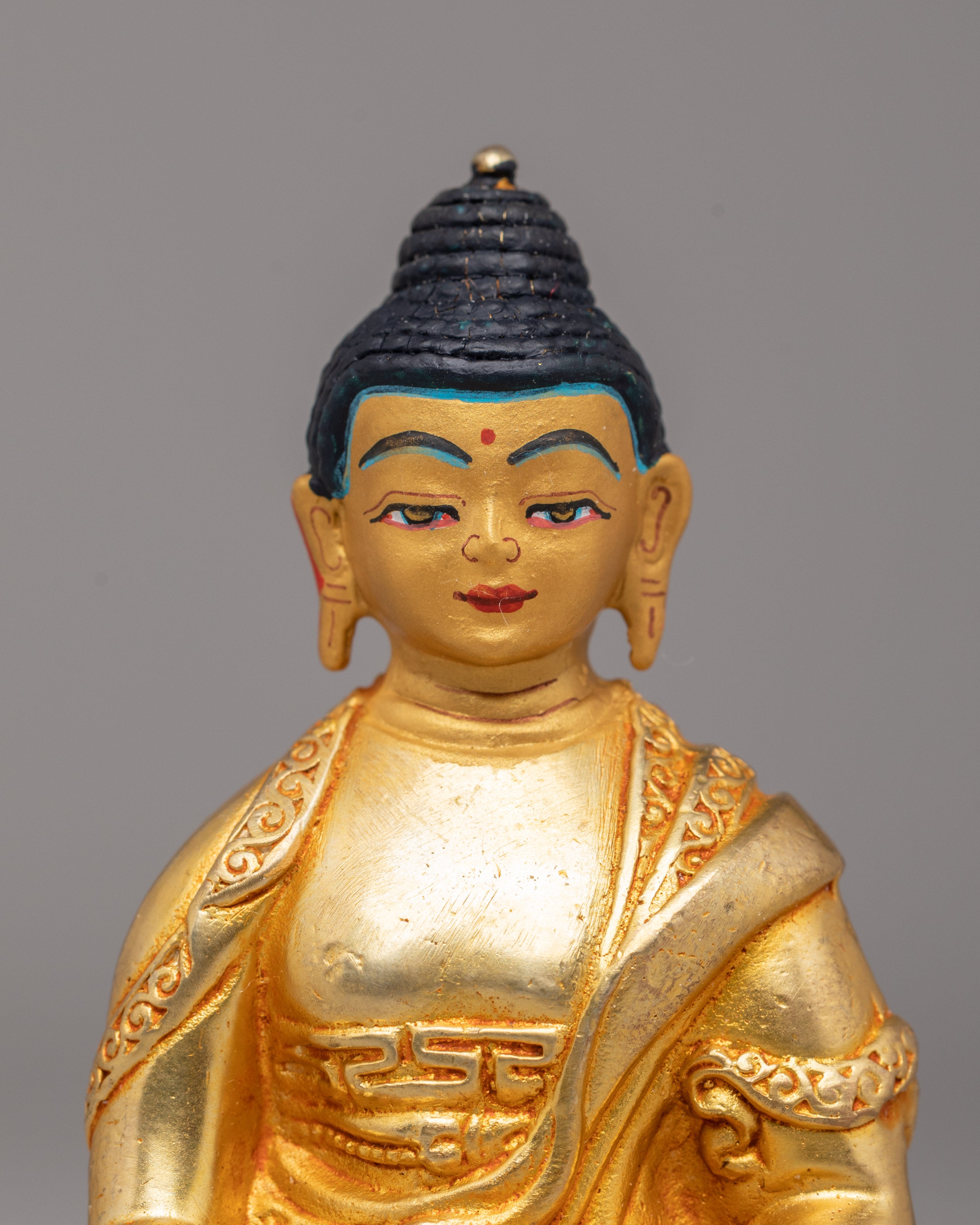 Golden Shakyamuni Buddha Statue | Symbol of Enlightenment & Peace