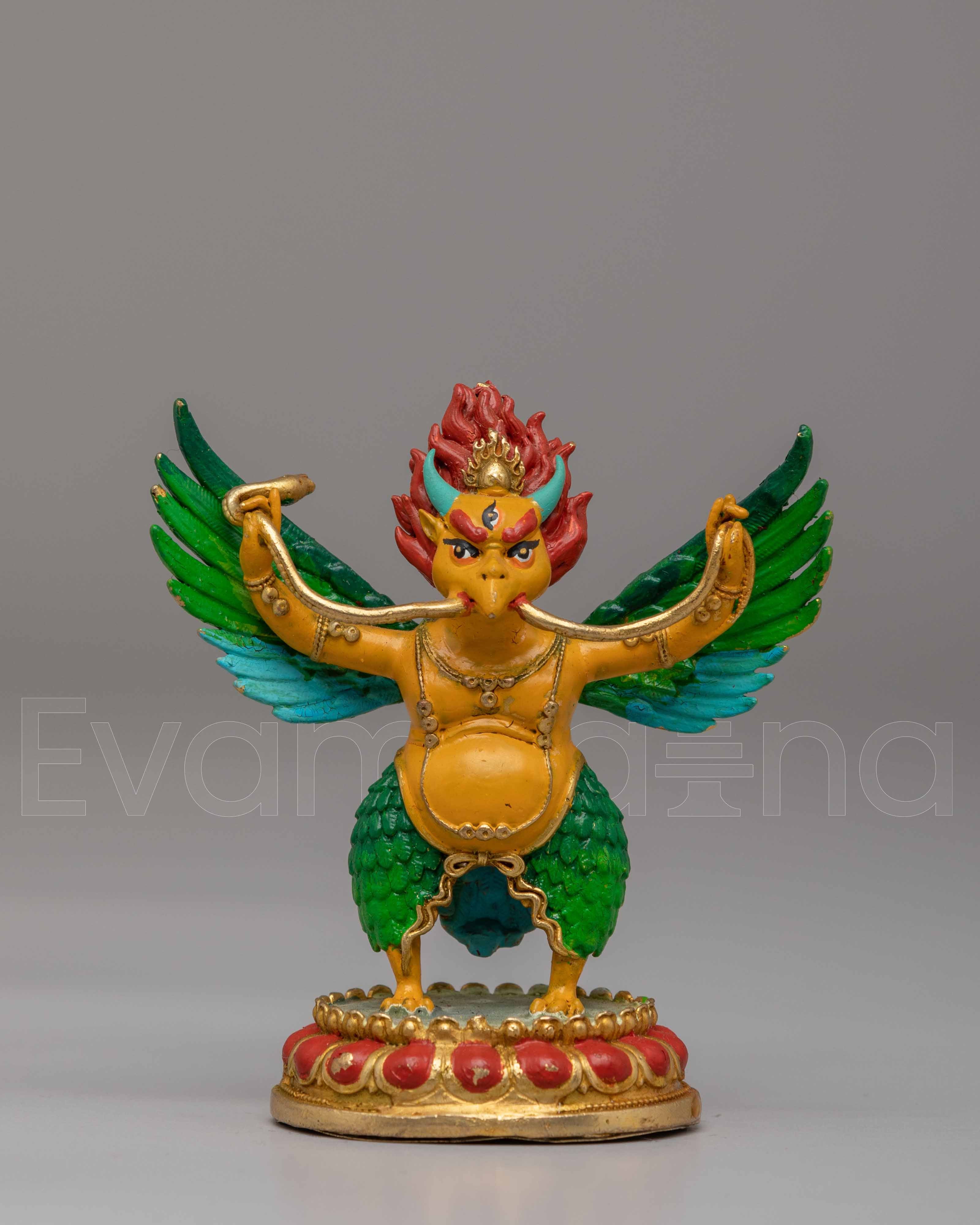 Handcrafted Protective Garuda Statue