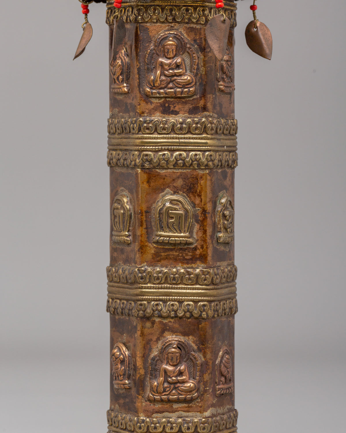 Himalayan Carved Incense Burner Pair | Ritual & Meditation Offering Vessels
