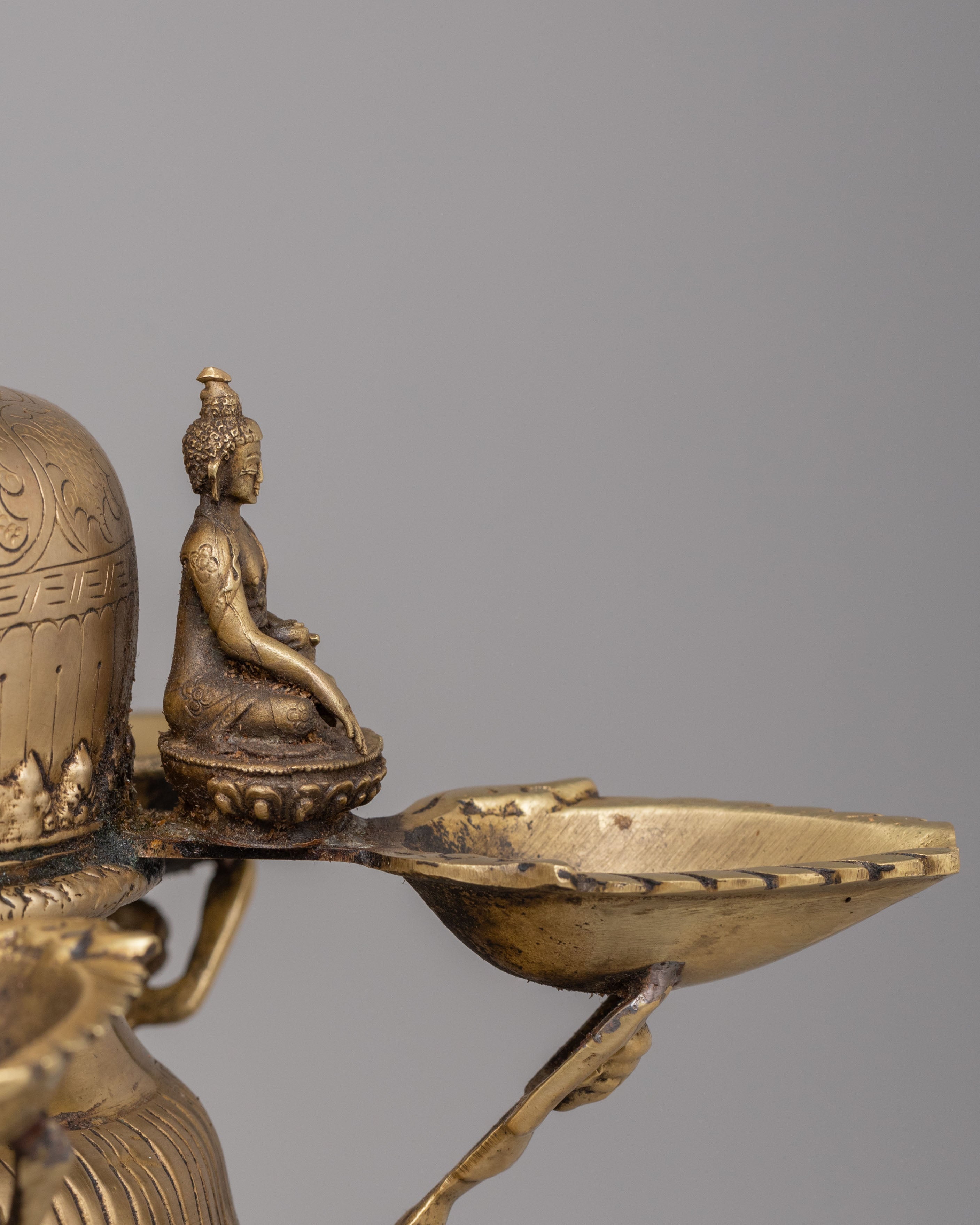 Himalayan Hanging Stupa Dalucha | Five Dhyani Buddhas in Brass