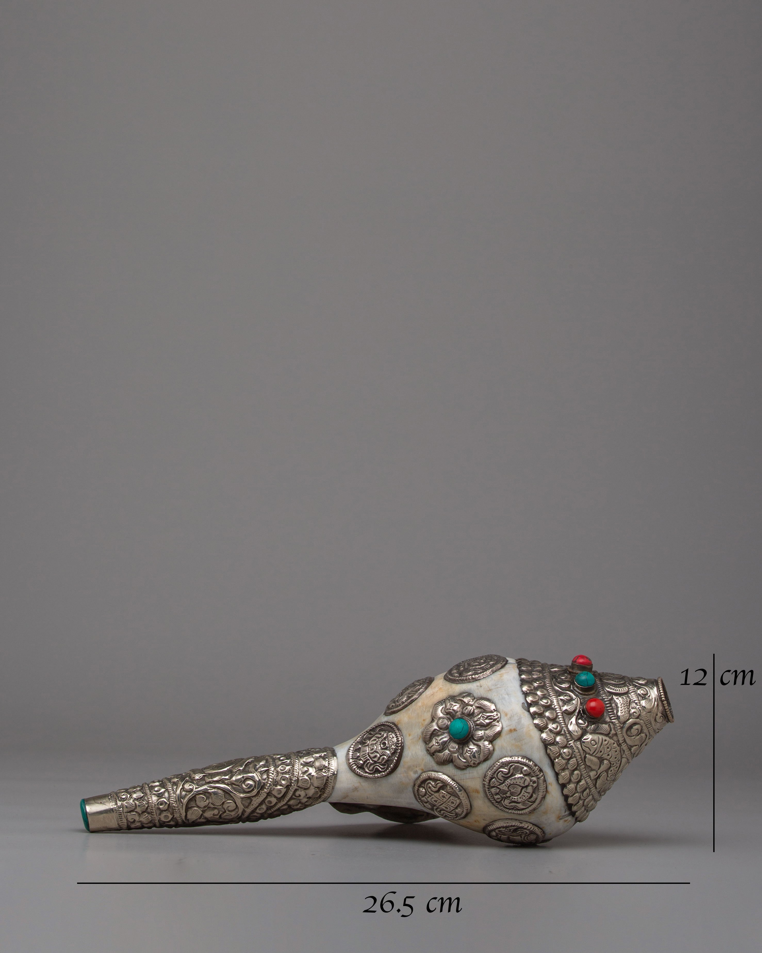 Handcrafted Ritual Conch Shell for Ceremonies | Ritual Conch Shell for Shrine Use