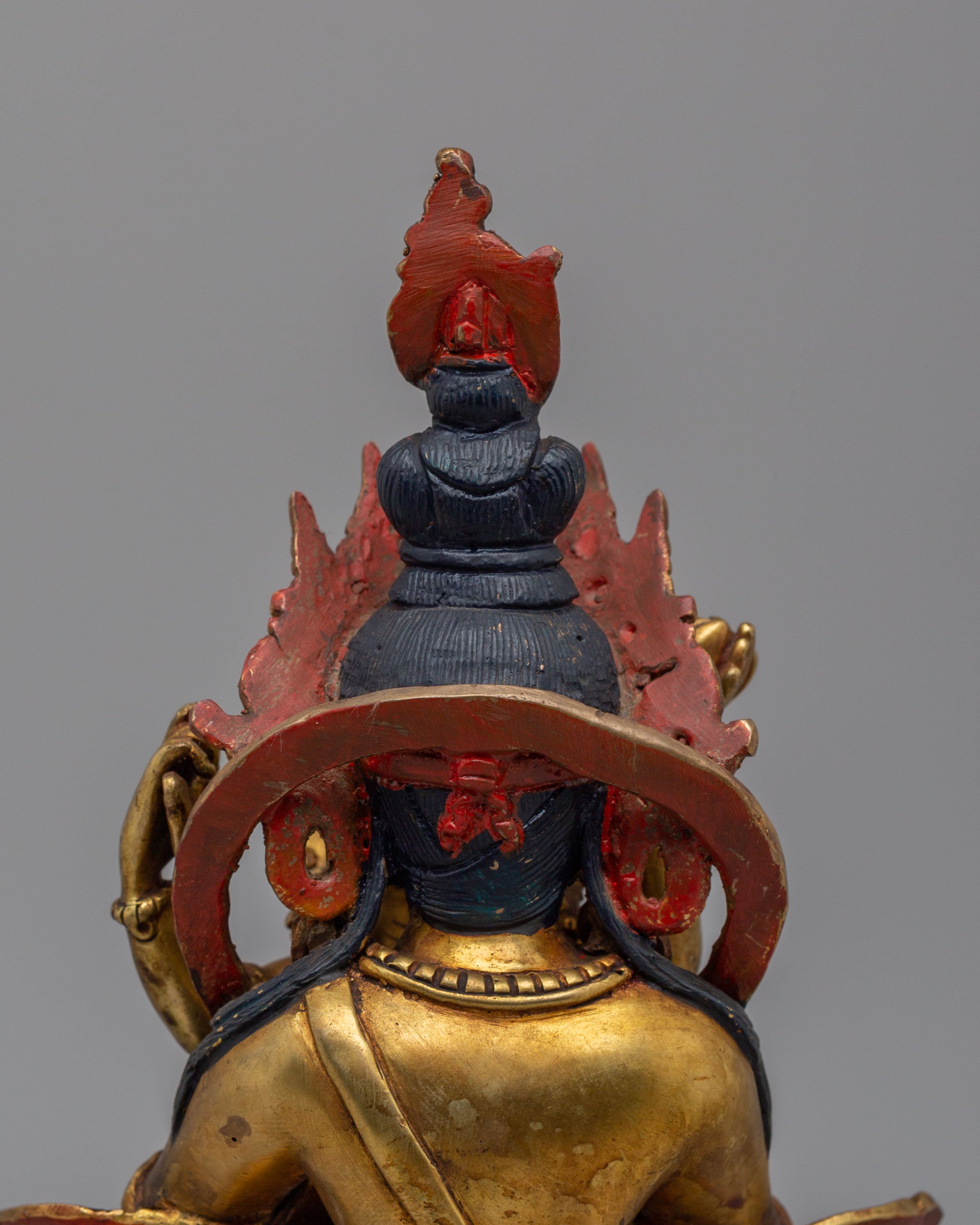 Buddhist Vajradhara with Consort Statue | Gold Plated Buddhist Sculpture