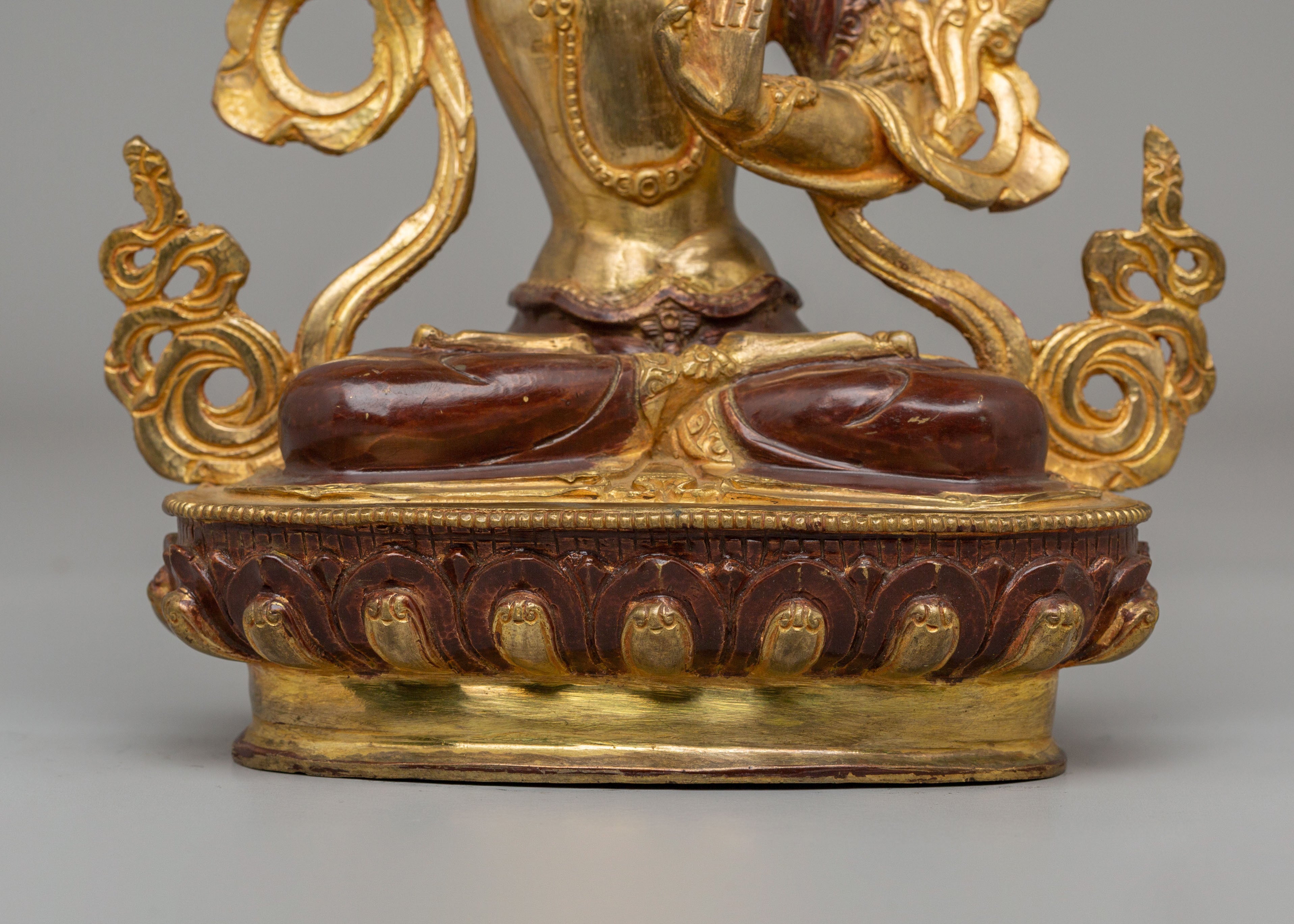 Sacred Wisdom Buddha Manjushri Statue | Embodiment of Transcendent Wisdom