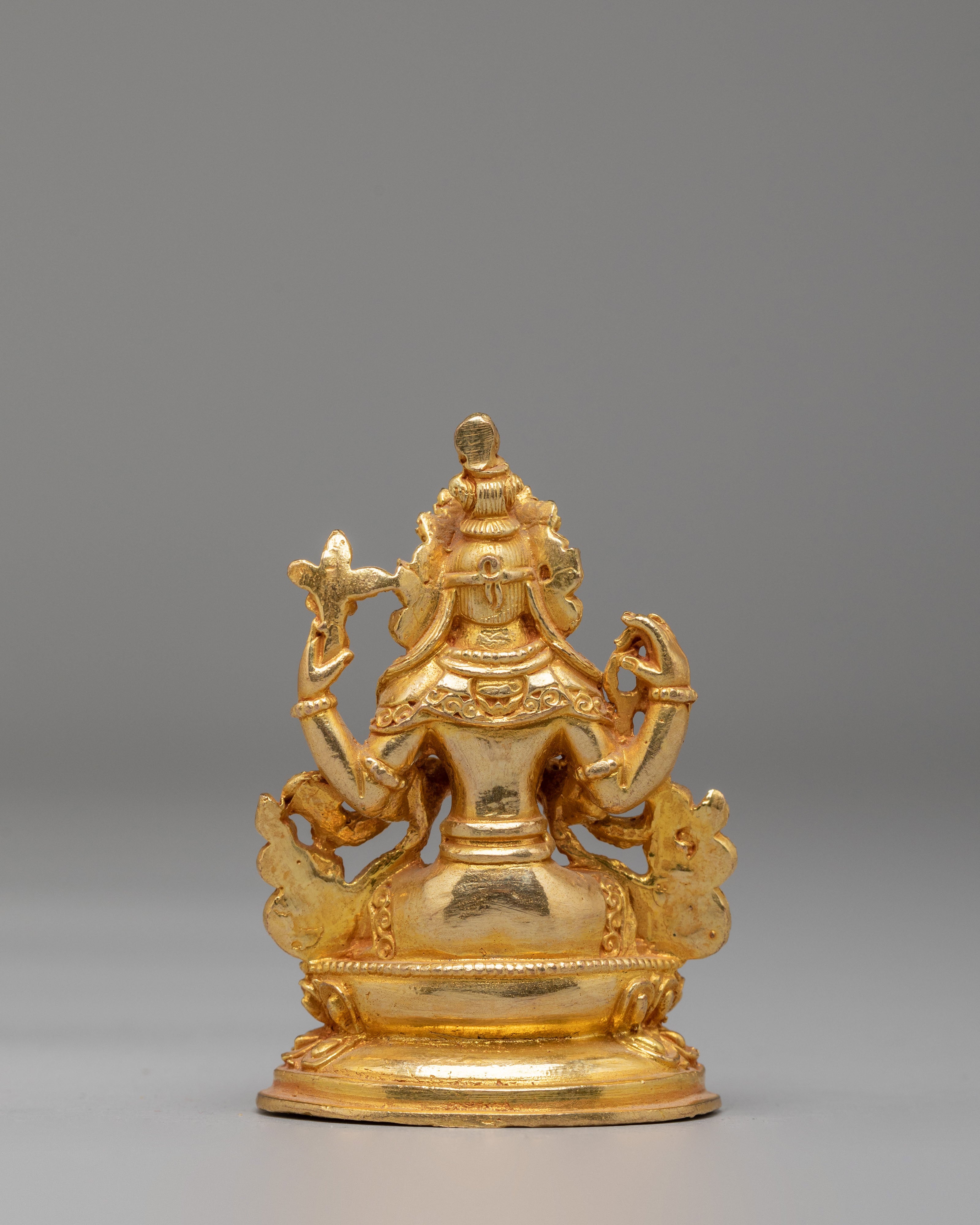Ceremonial Buddhist Chenrezig Statue | Tibetan Avalokiteshvara Deity