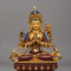Traditional Buddhist Chenrezig Sculpture