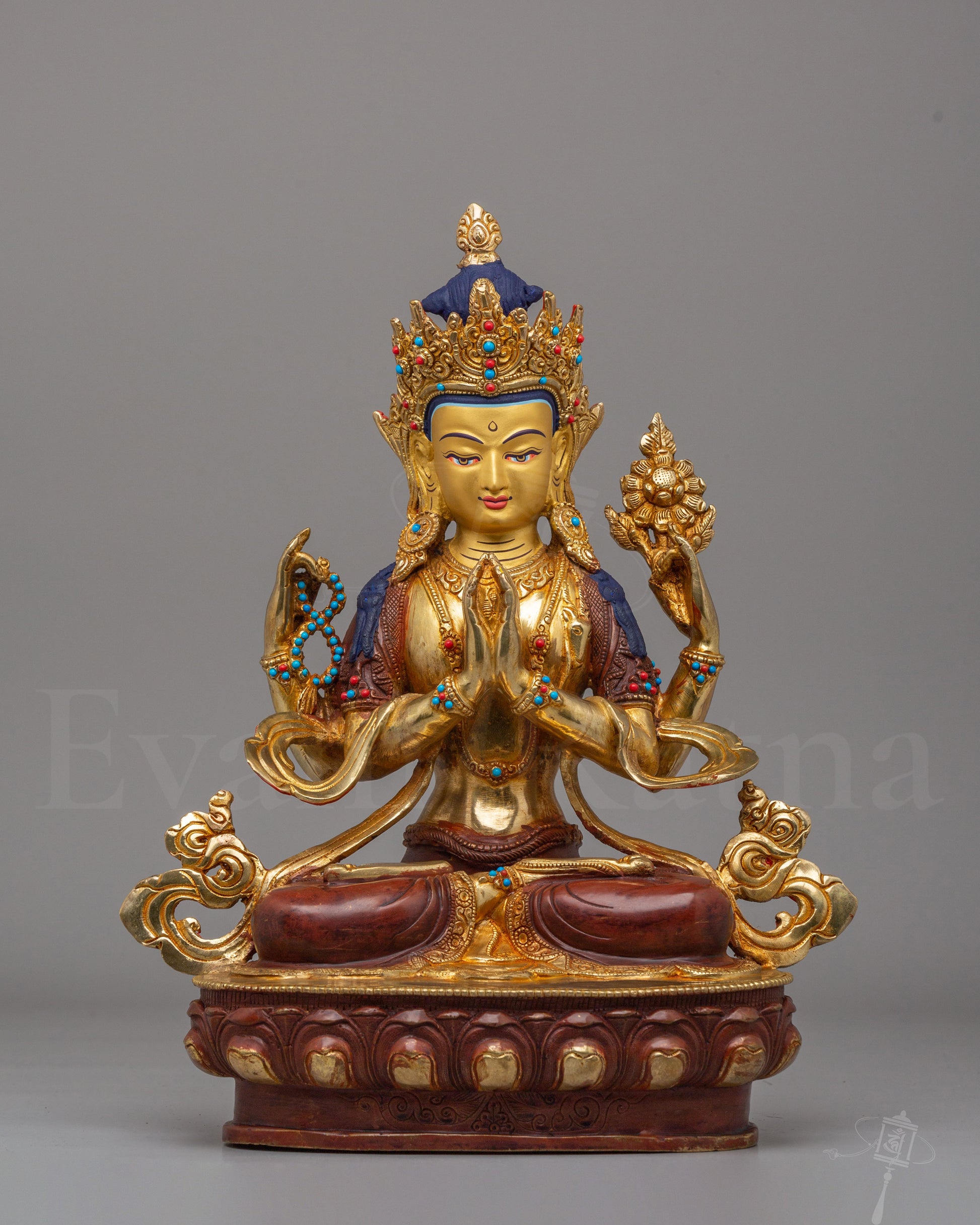 Traditional Buddhist Chenrezig Sculpture