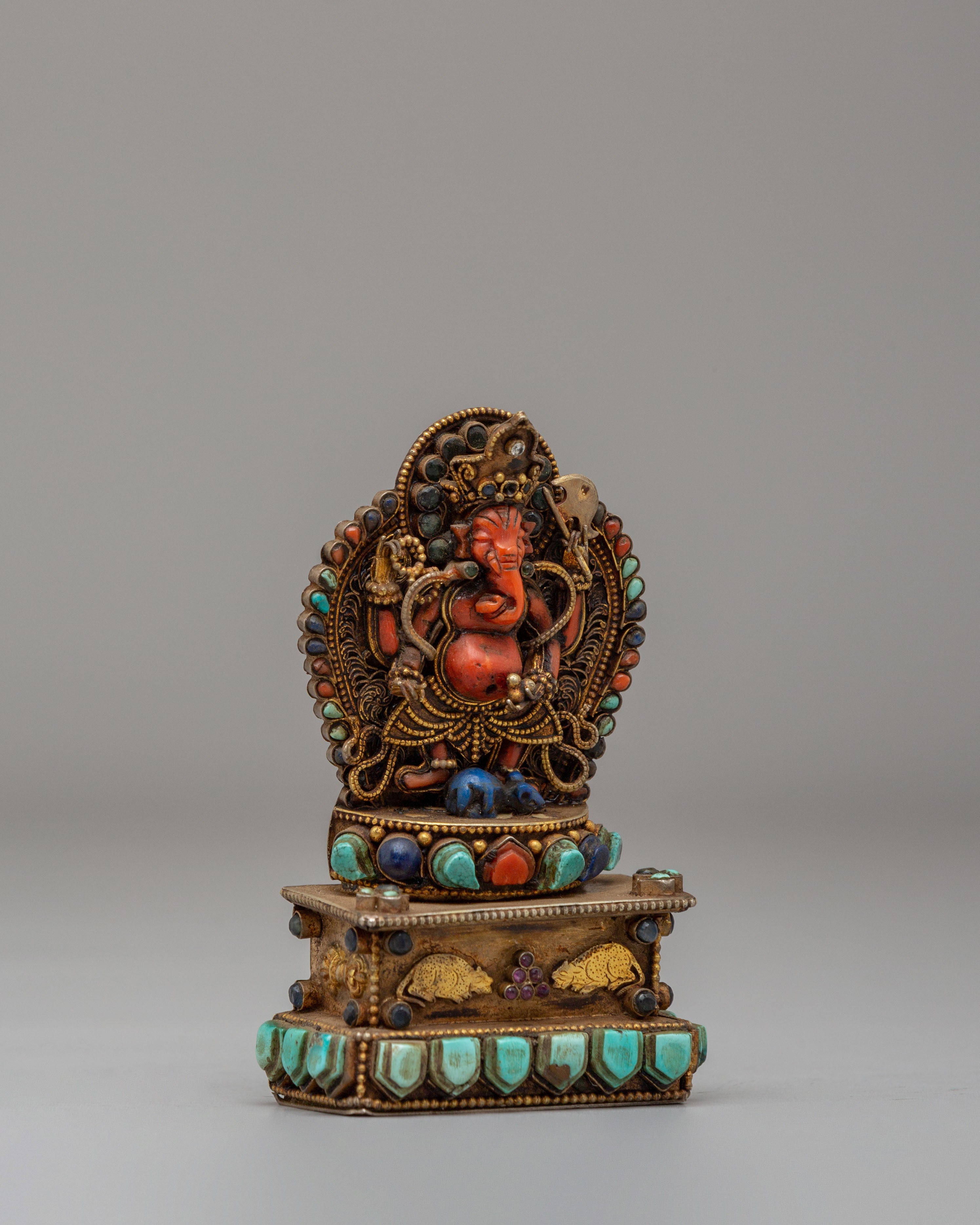Traditional Ganesh Ghau Locket | Spiritual Jewelry