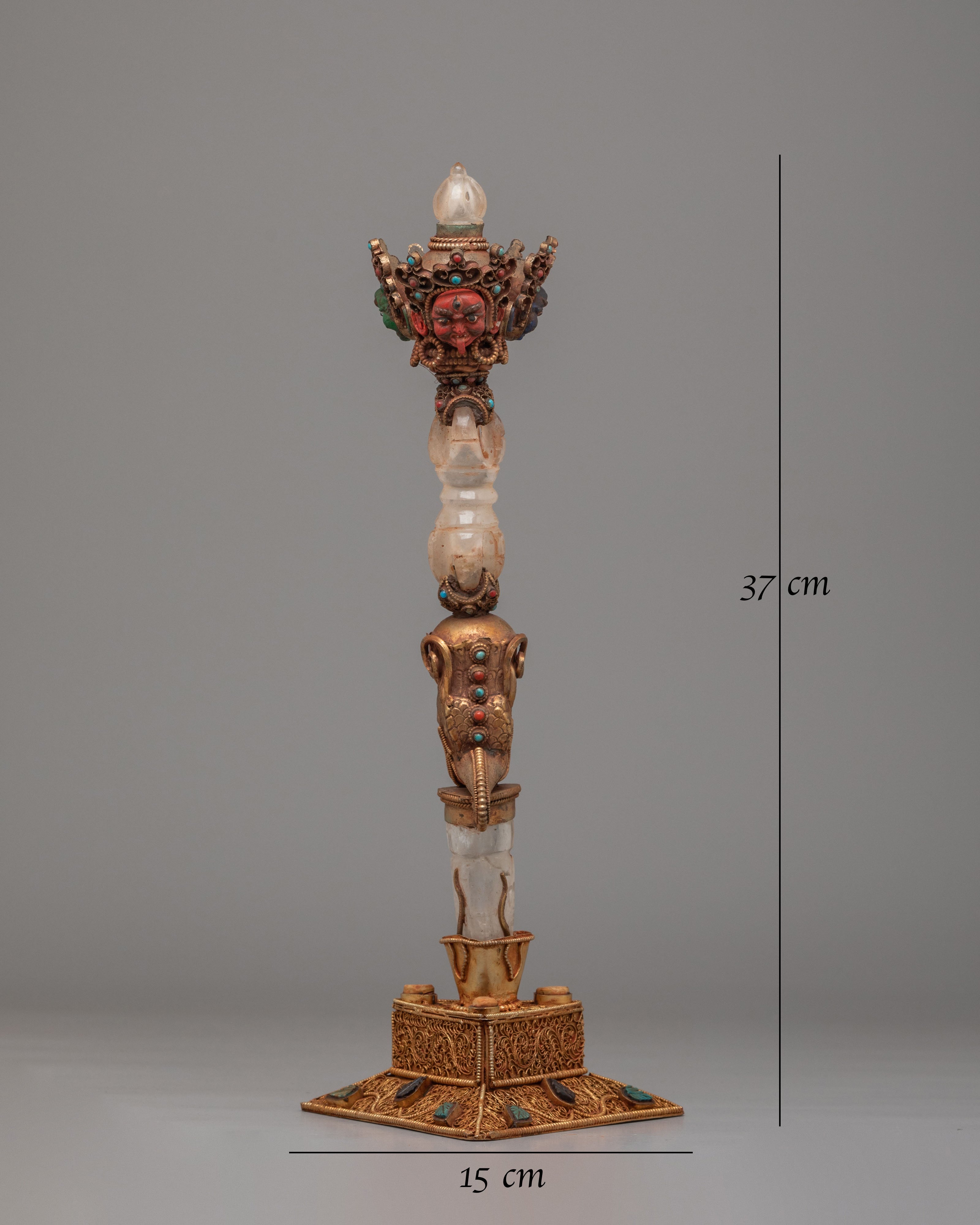 Ceremonial Ritual Dagger Phurba | Sacred Vajrayana Dagger