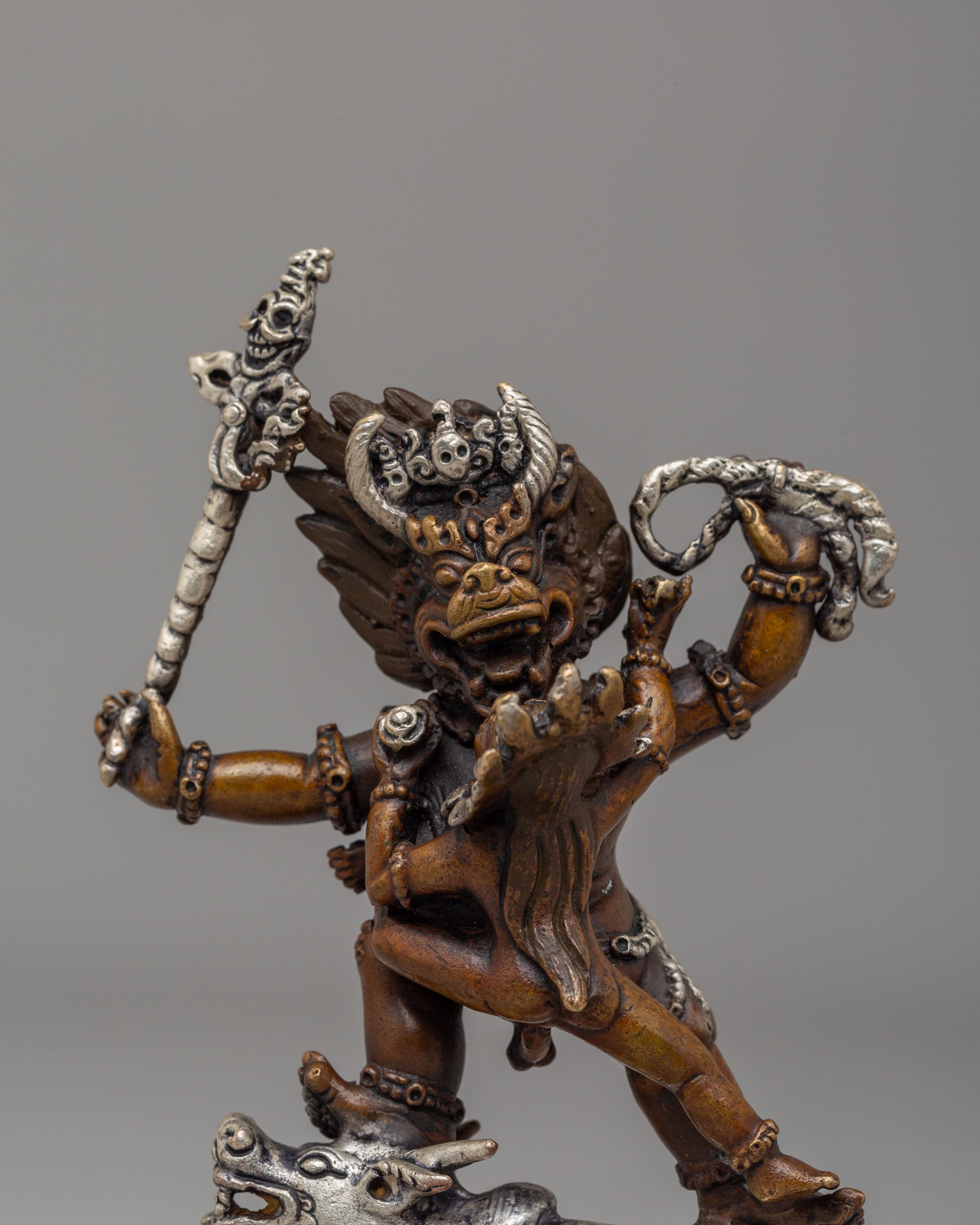 Yama Dharmaraja With Consort Sculpture | Guardian of Justice