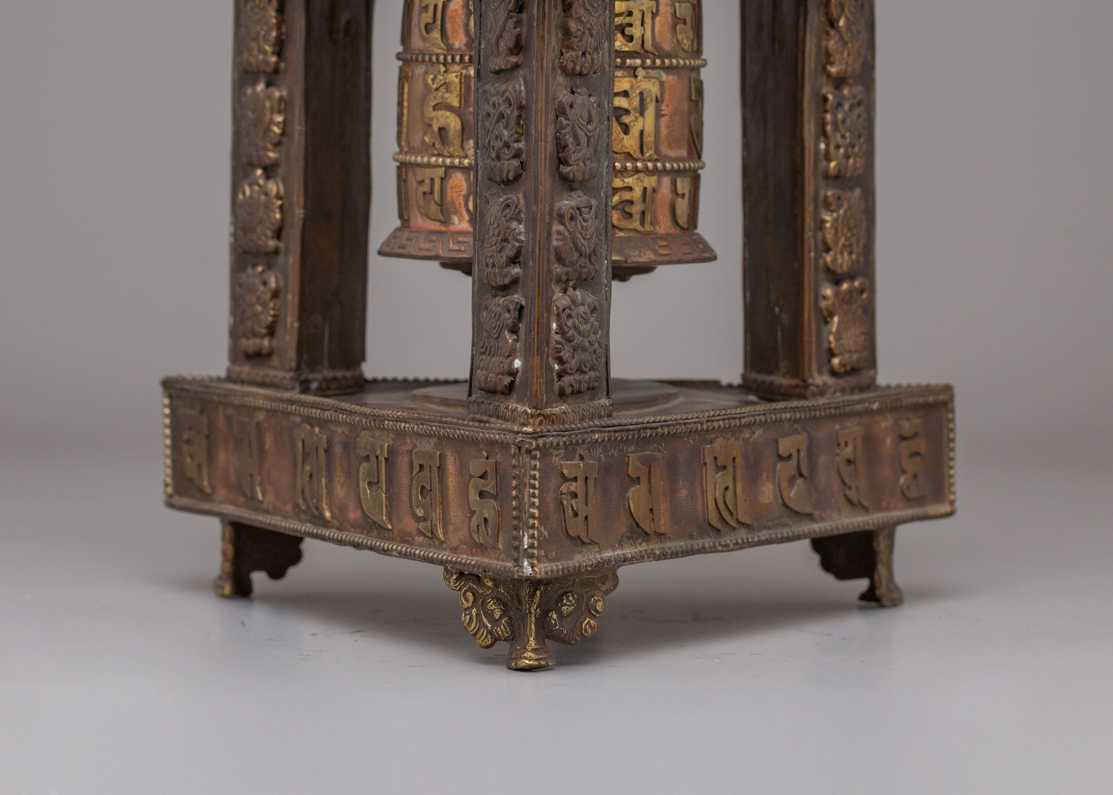 Buddhist Tibetan Prayer Wheel | Handcrafted Spiritual Art