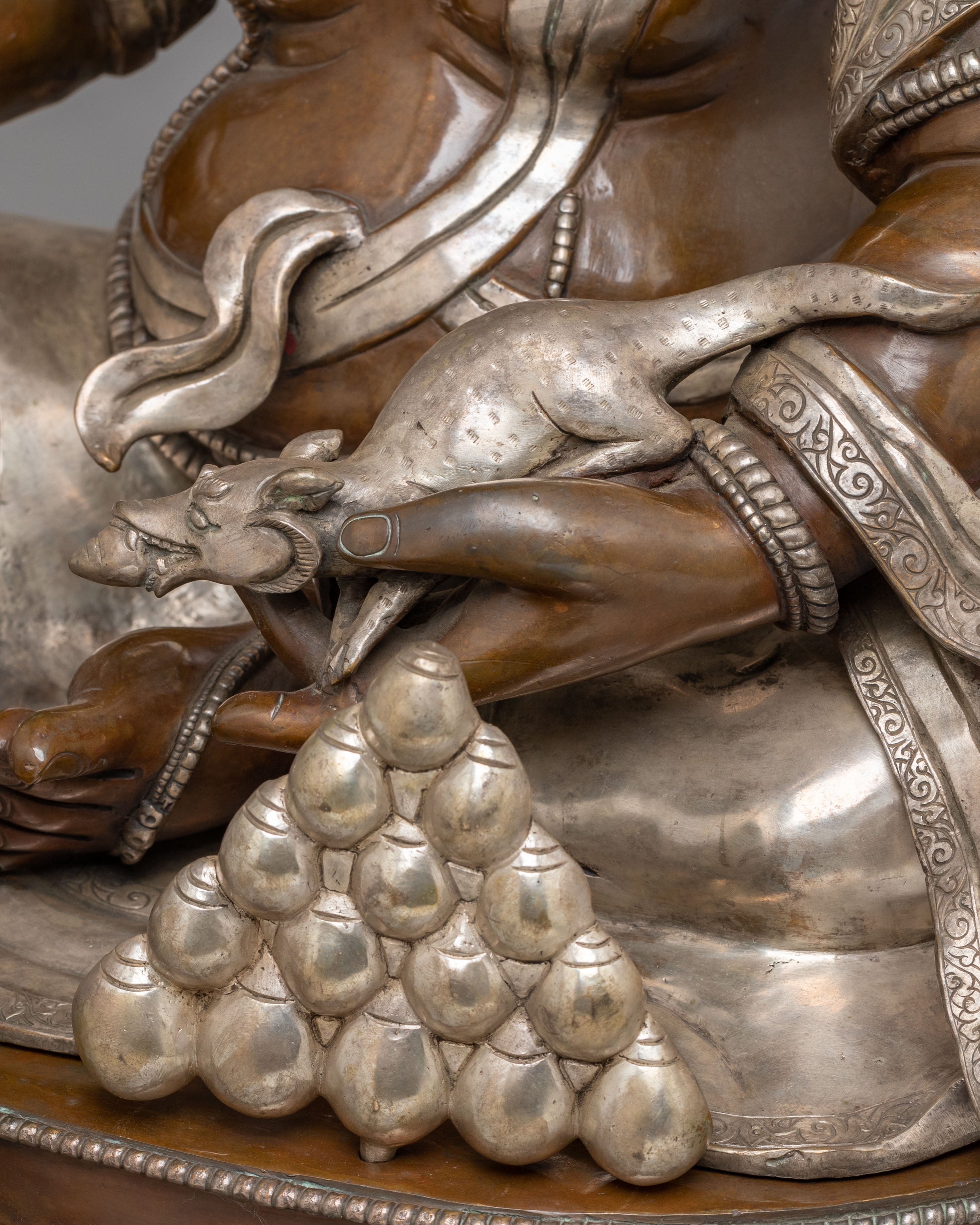 Sacred Dzambhala Statue for Wealth | Traditional Buddhist Art