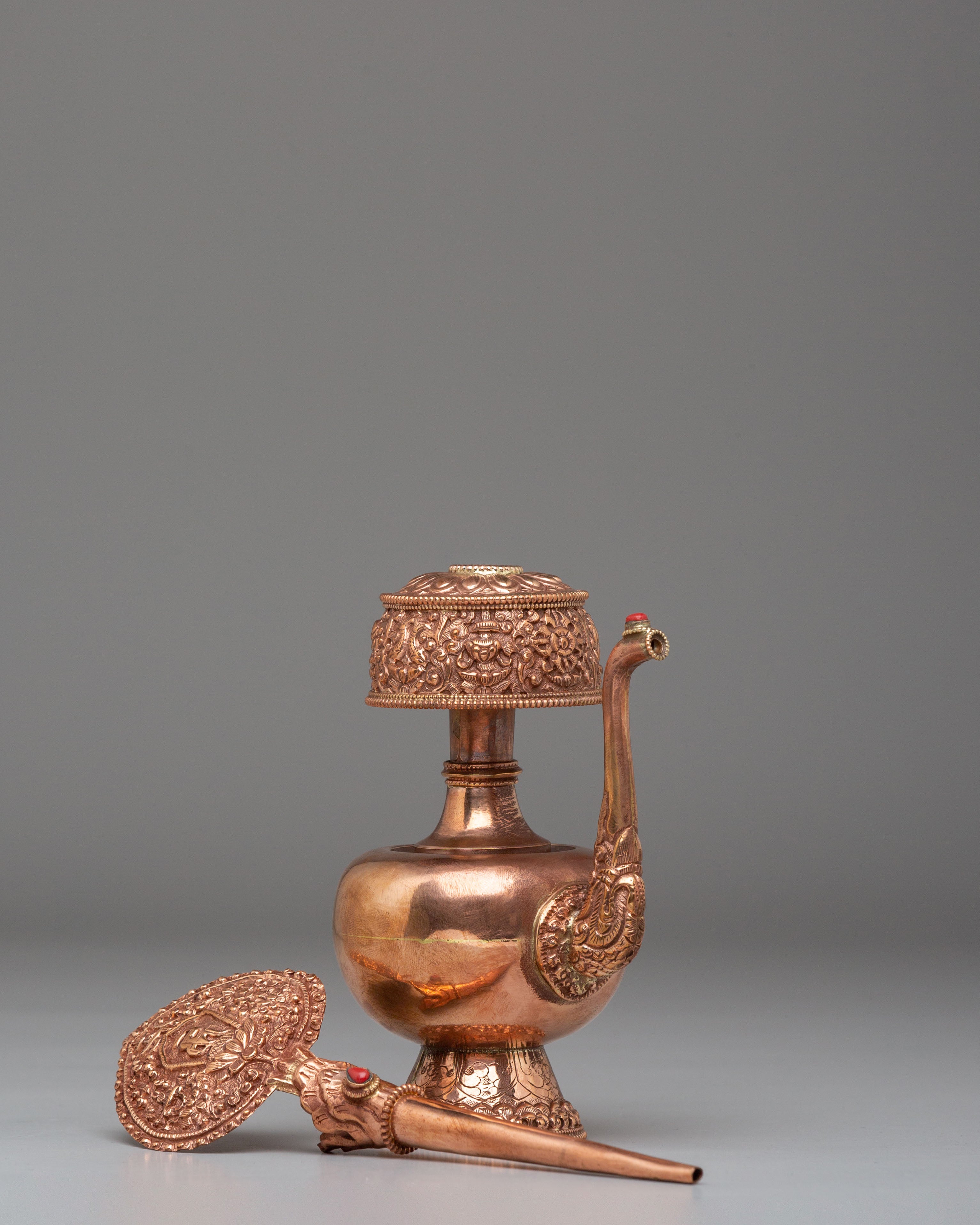Handmade Traditional Bhumba | Tibetan Copper Ritual Art