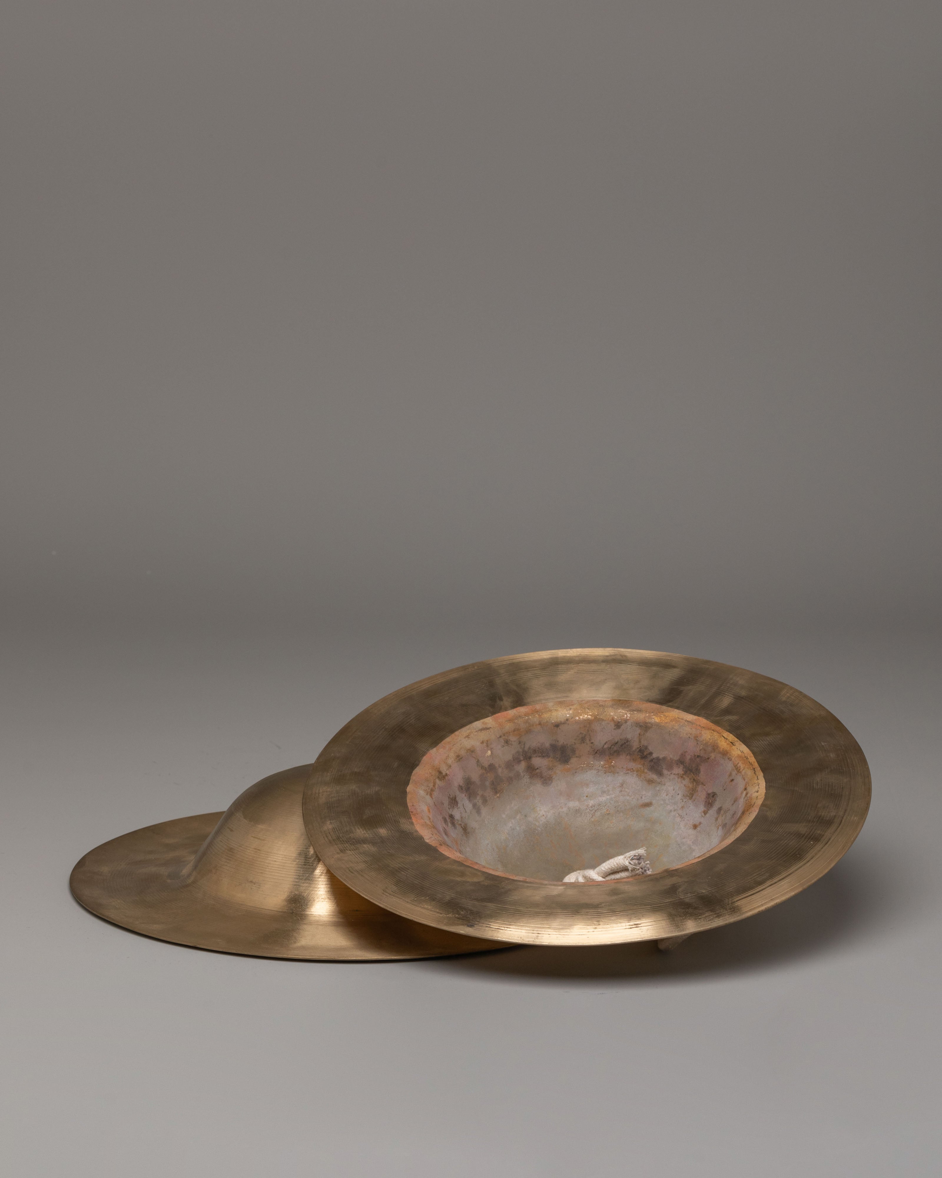 Handmade Ritual Jhyamta | Traditional Panchadhatu Cymbals