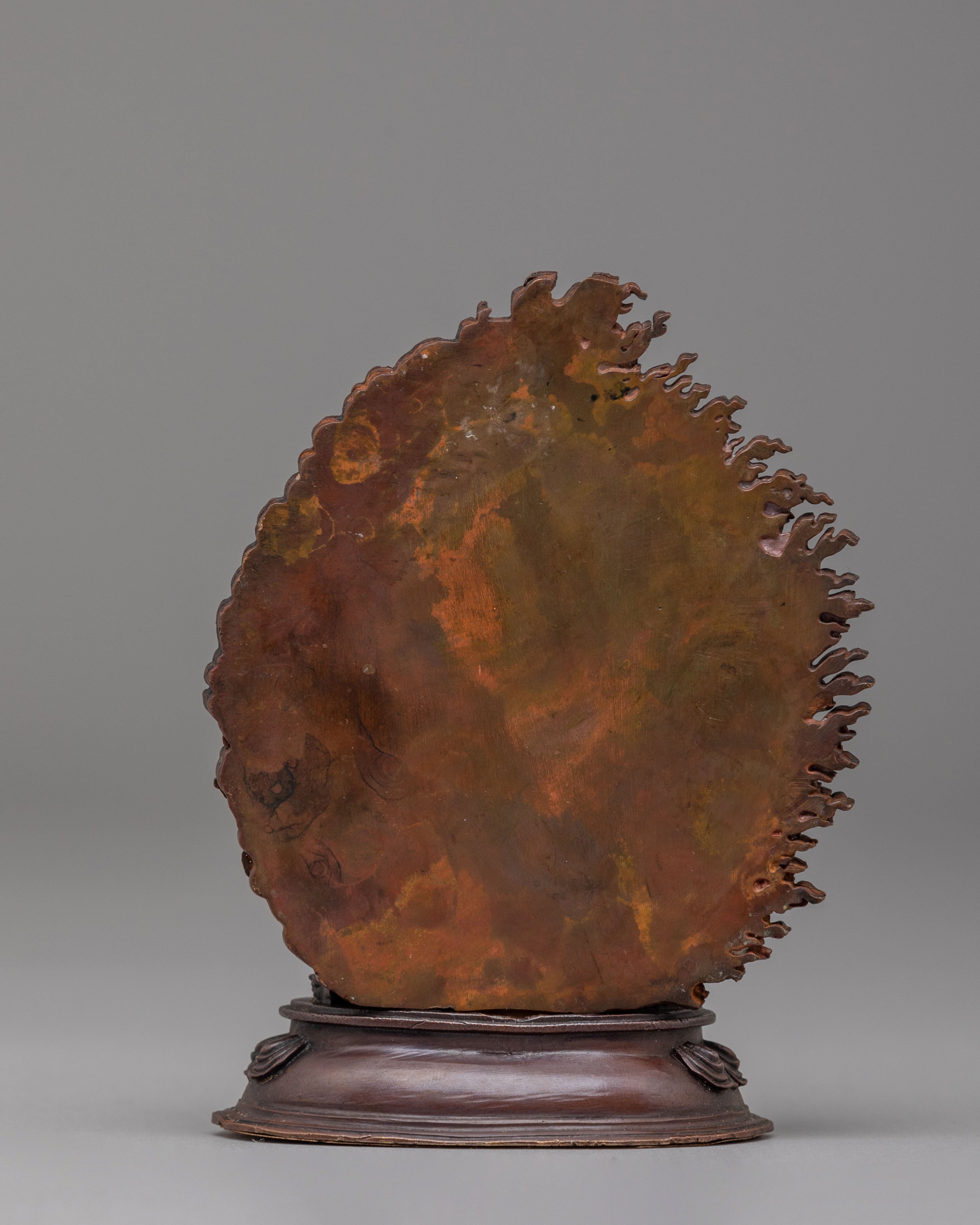Tibetan Black Dzambhala Sculpture | Symbol of Abundance, Protection, and Enlightened