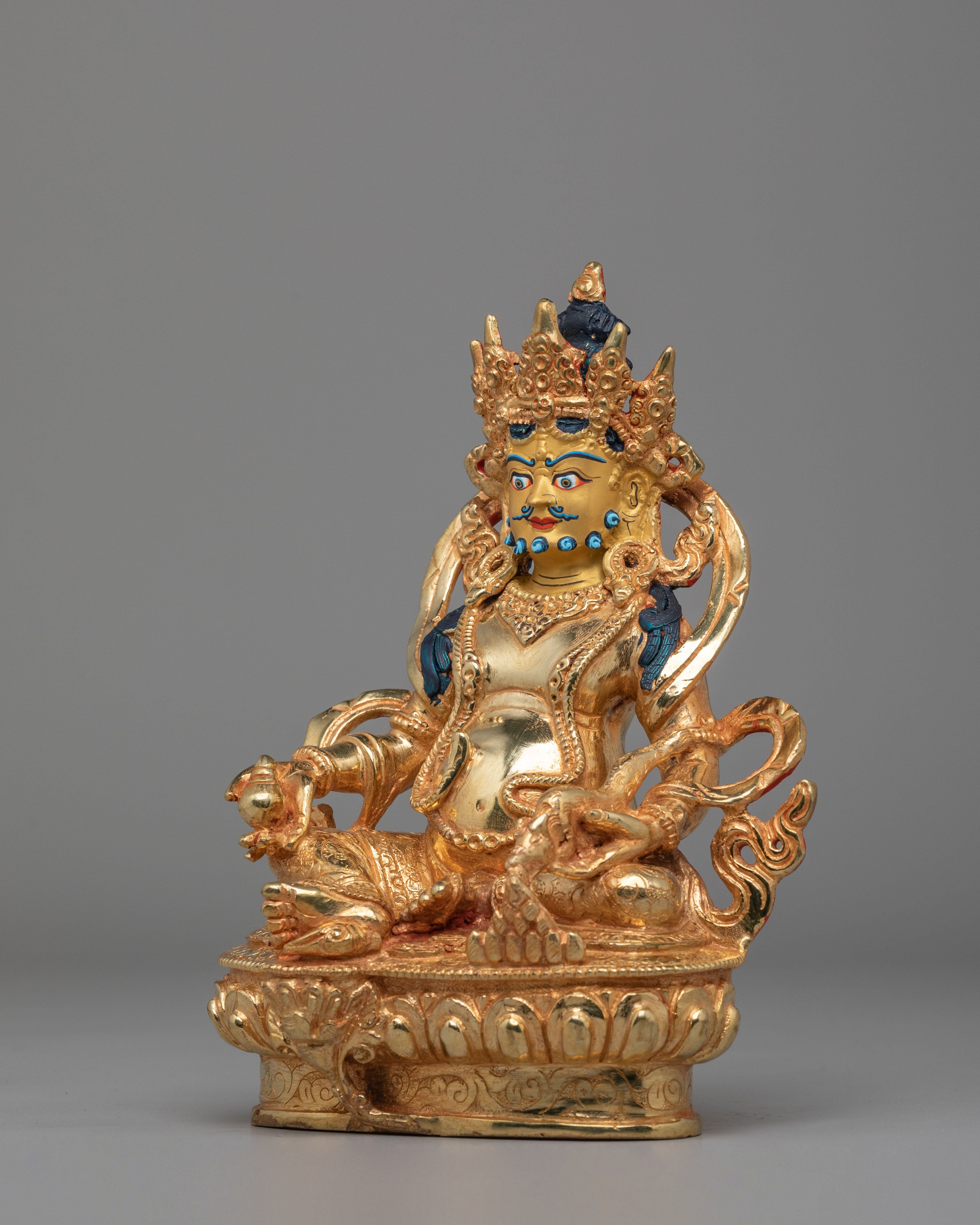 Buddhist Wealth Deity Statue | Dzambhala Figurine
