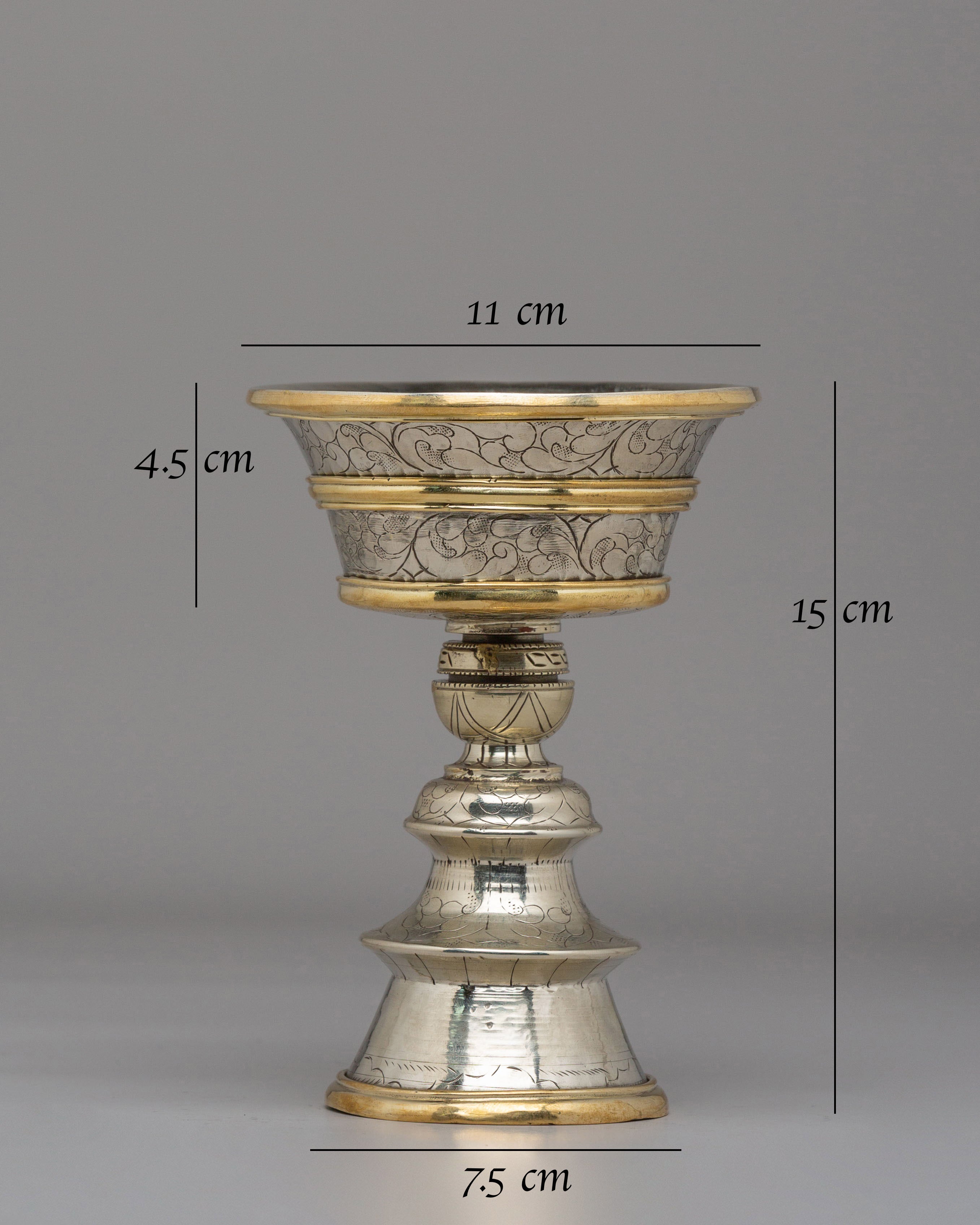 Sacred Buddhist Butter Lamp | Buddhist Altar Accessory
