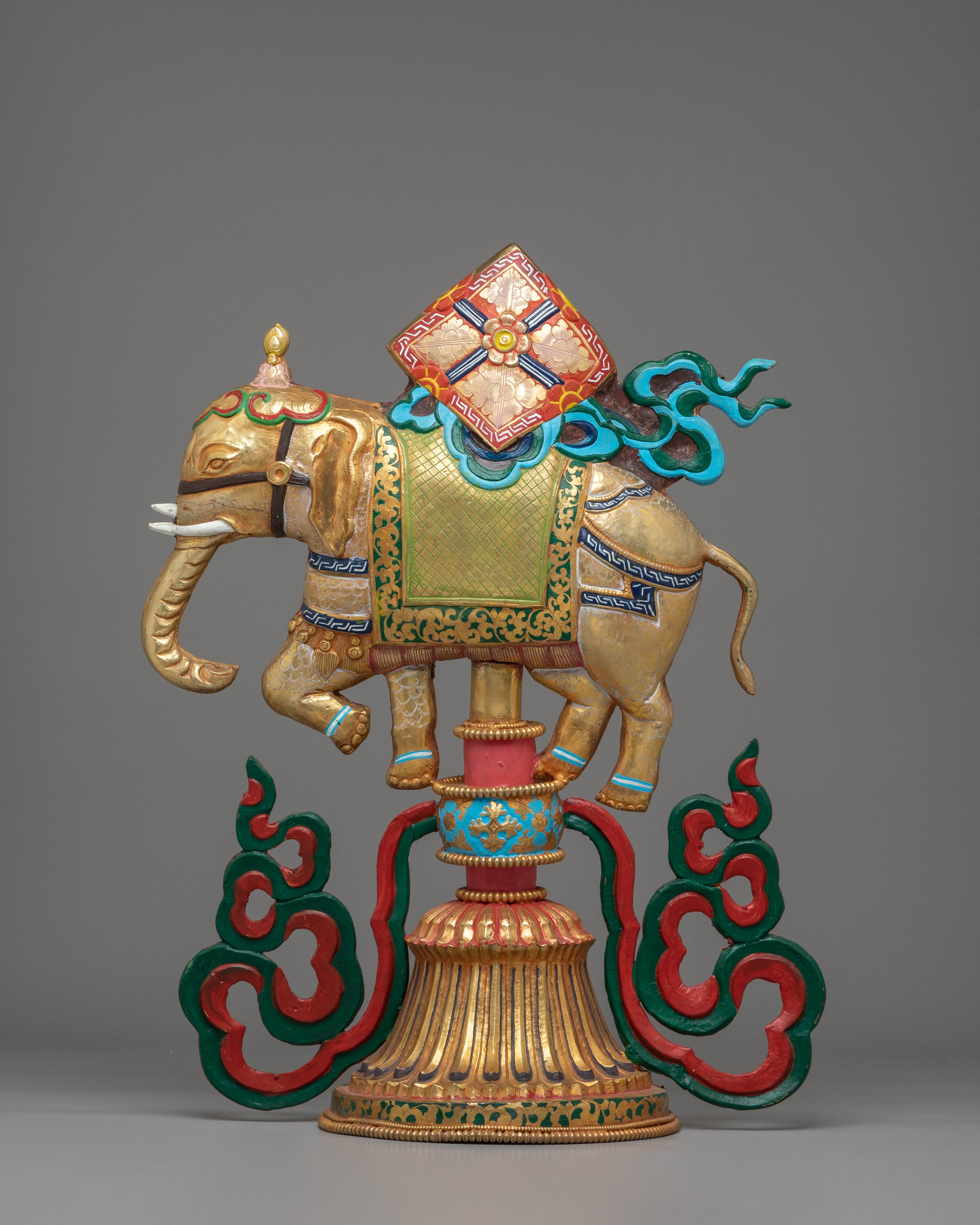 Chakravartina Seven Possessions | Copper Sculpture for Spiritual Power and Wisdom