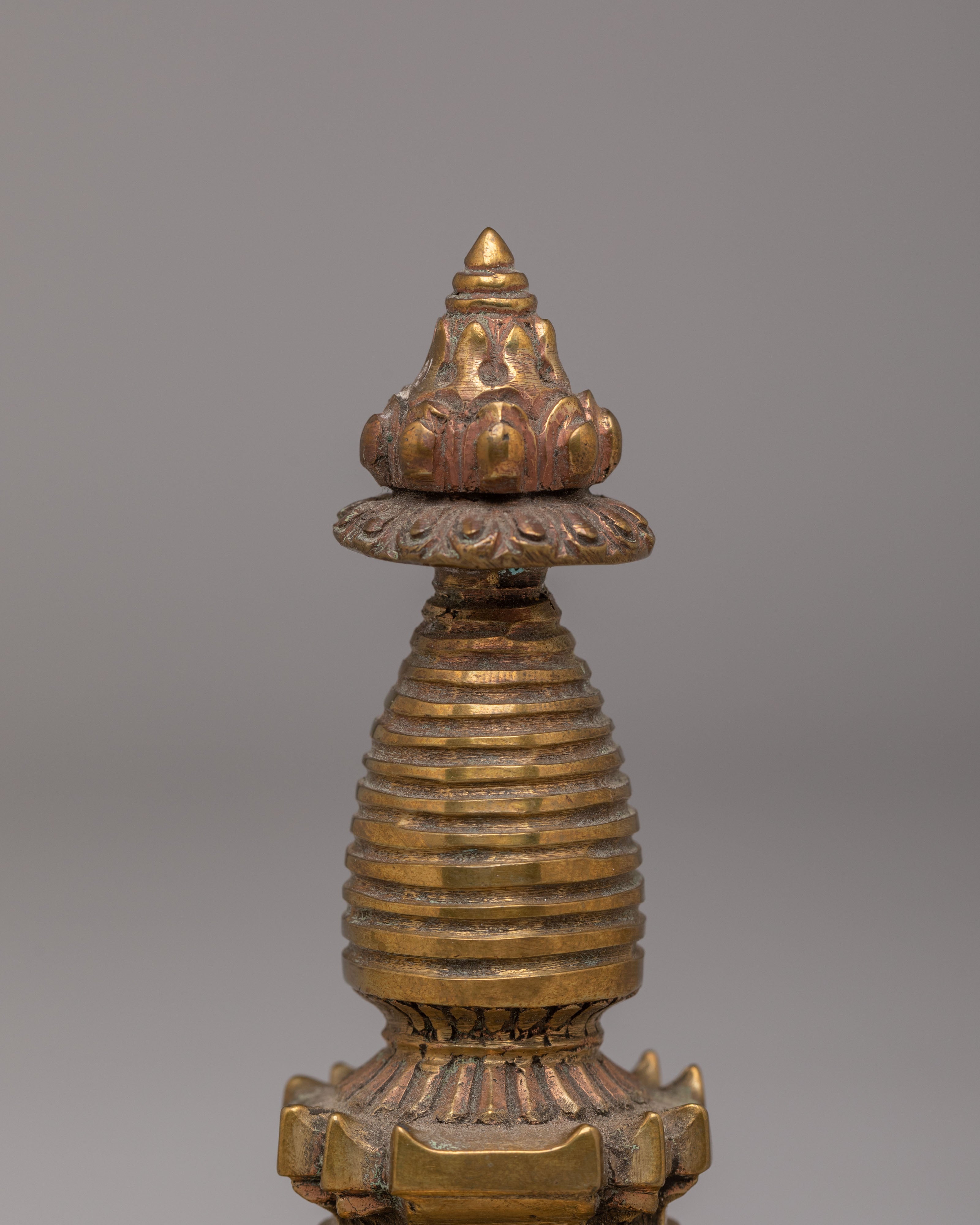 Himalayan Kadampa Dharma Stupa | Tibetan Altar Decor