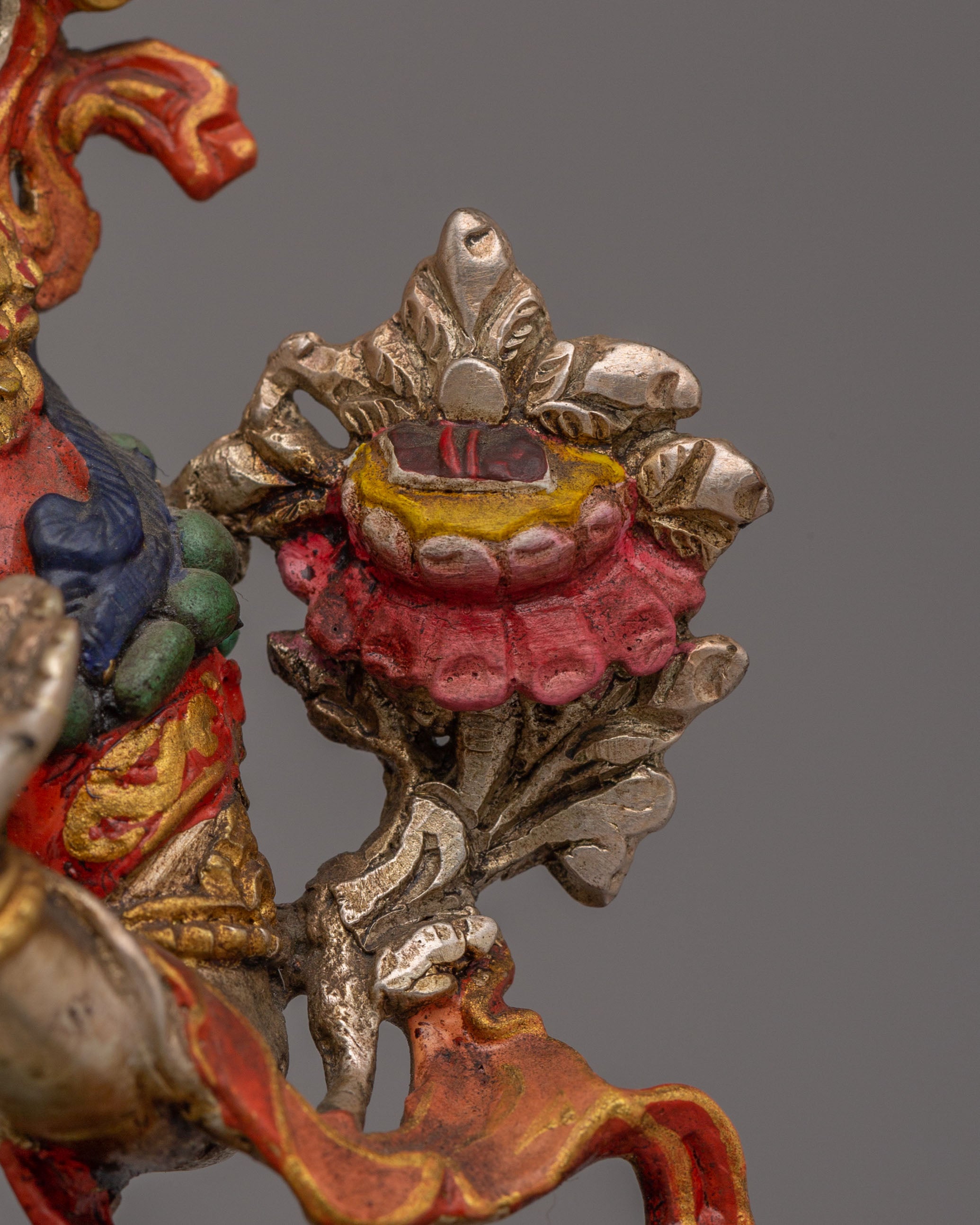 Sacred Handmade Manjushri Statue | Traditional Buddhist Artwork