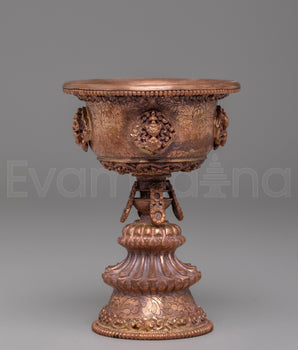 Copper Butter Lamp for Offering