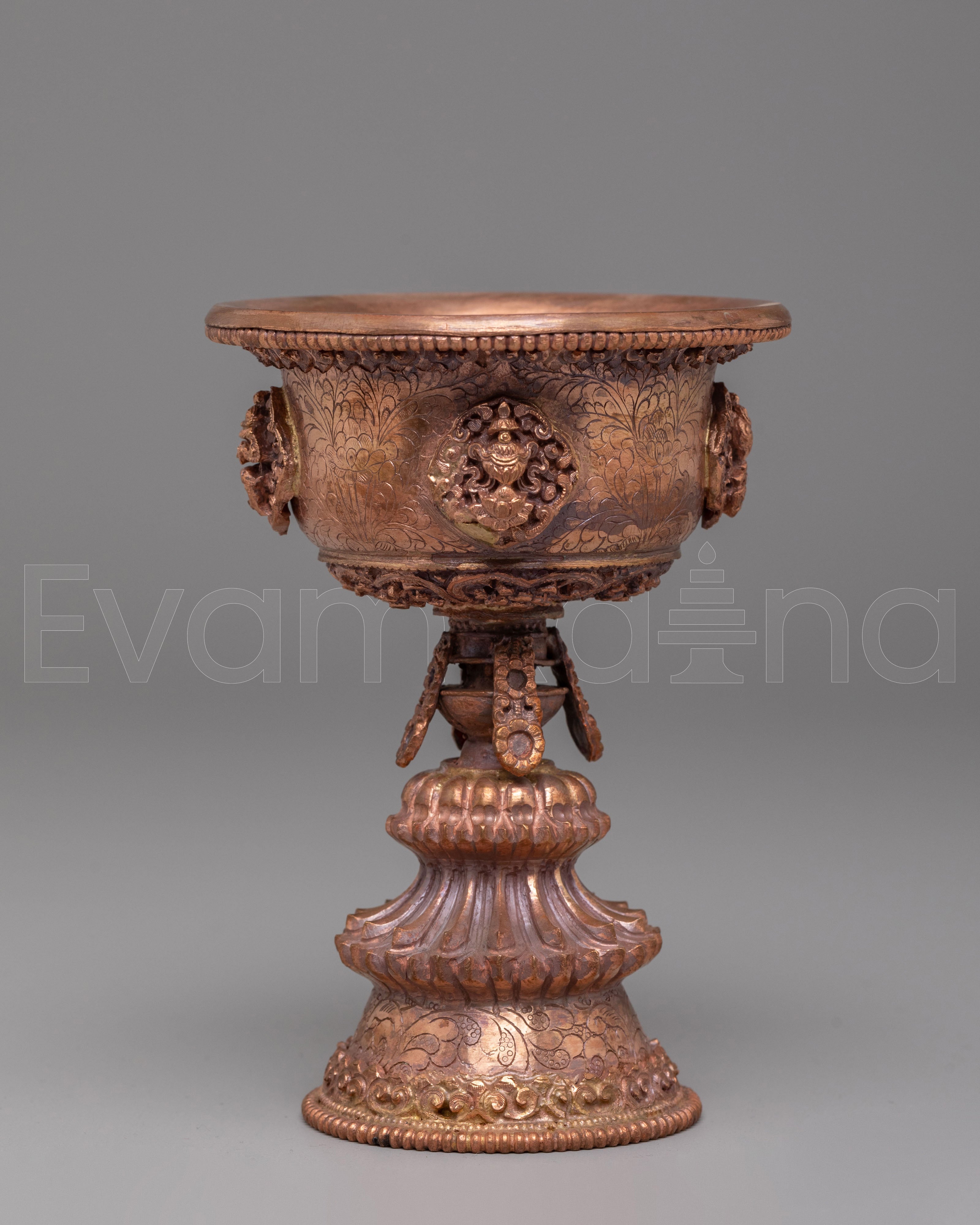 Copper Butter Lamp for Offering