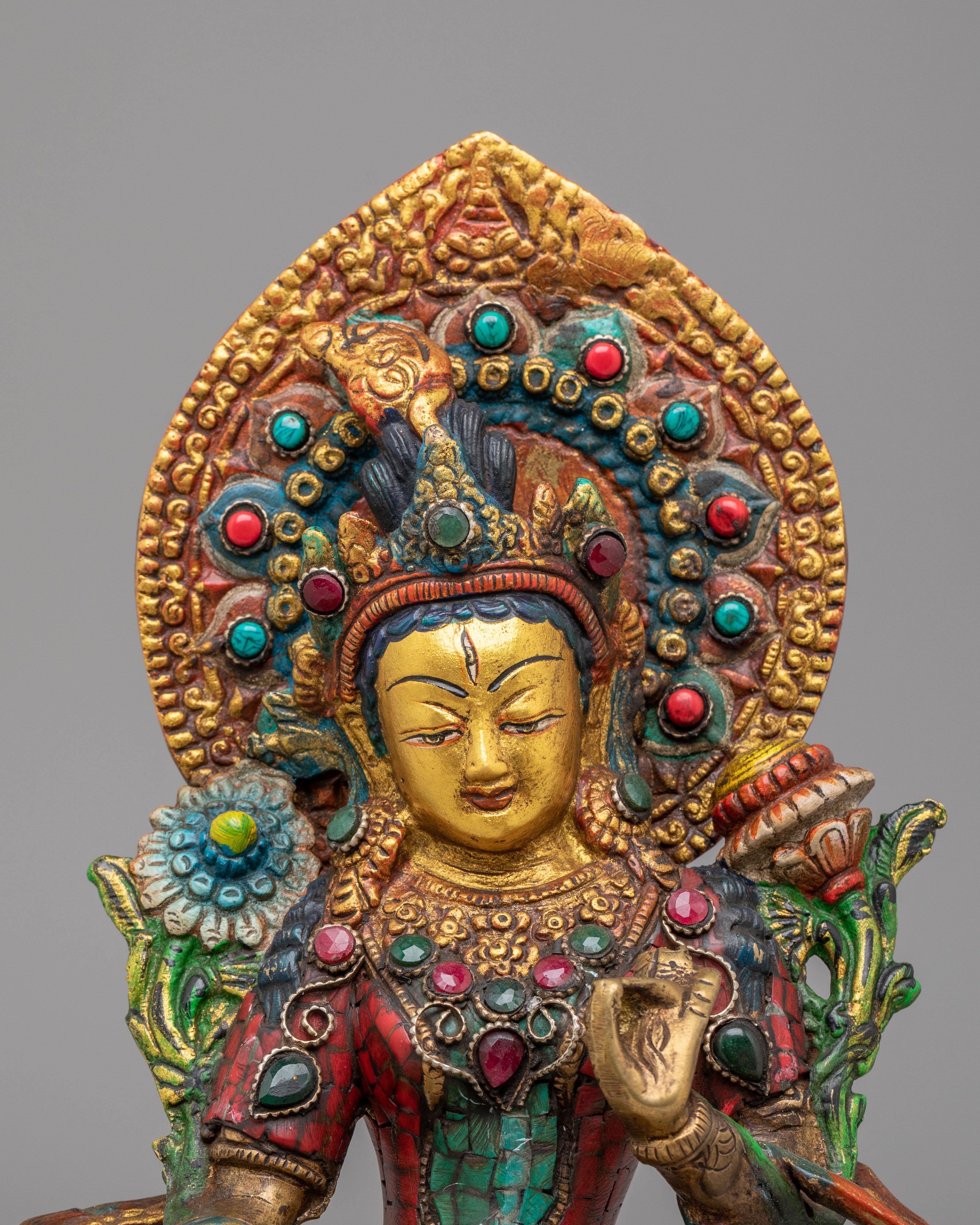 Spiritual Tibetan White Tara Statue | Symbol of Compassion