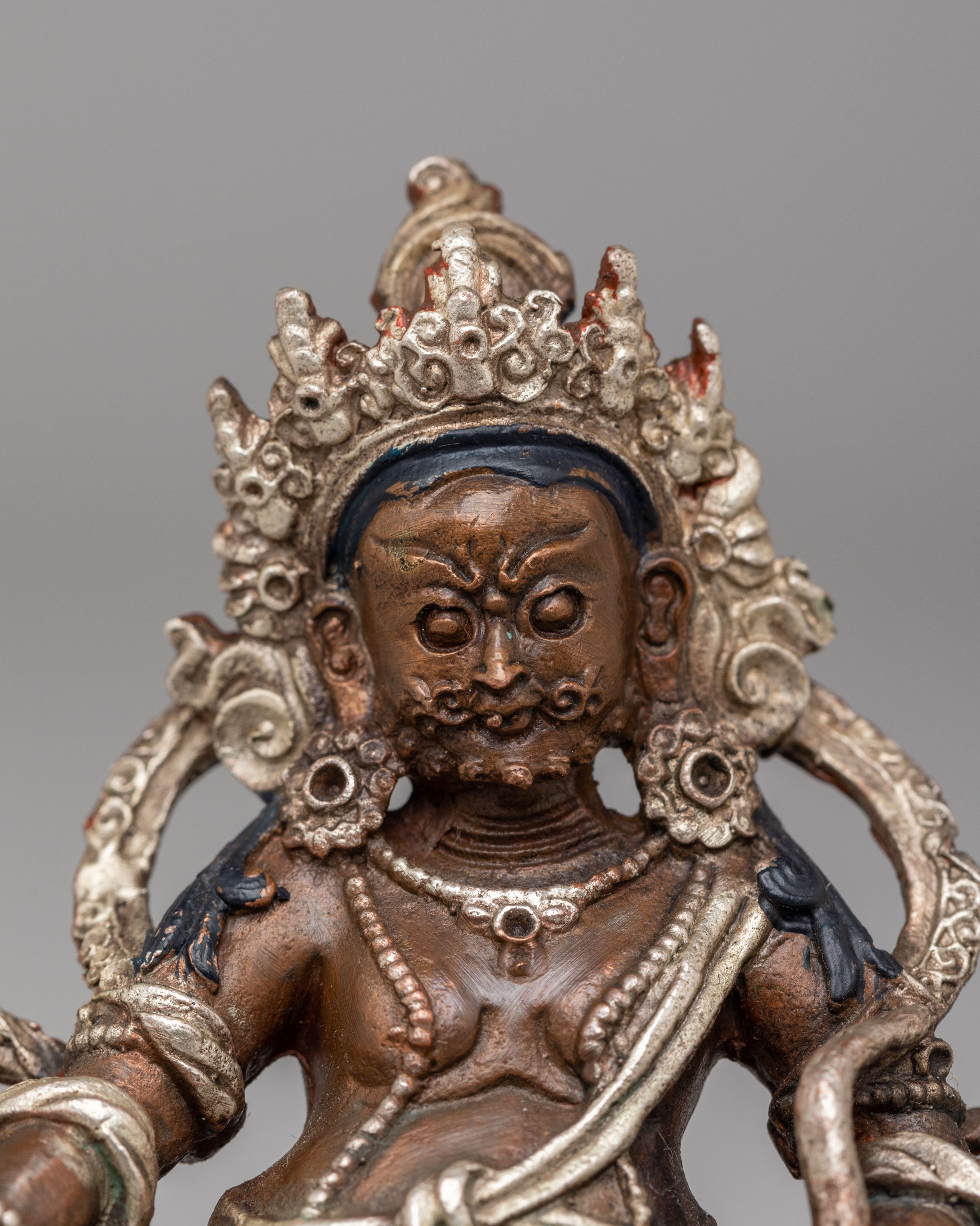 Dzambhala Prosperity Deity Statue | Dzambhala Statue for Altar