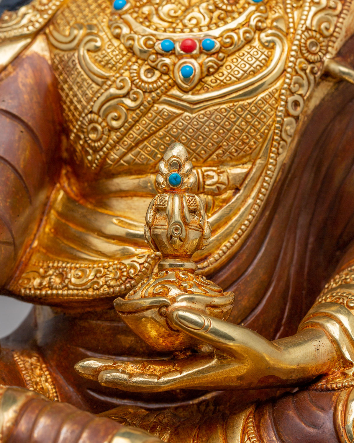 Spiritual Tibetan Guru Rinpoche Figurine | Symbol of Vajrayana Wisdom, Protection