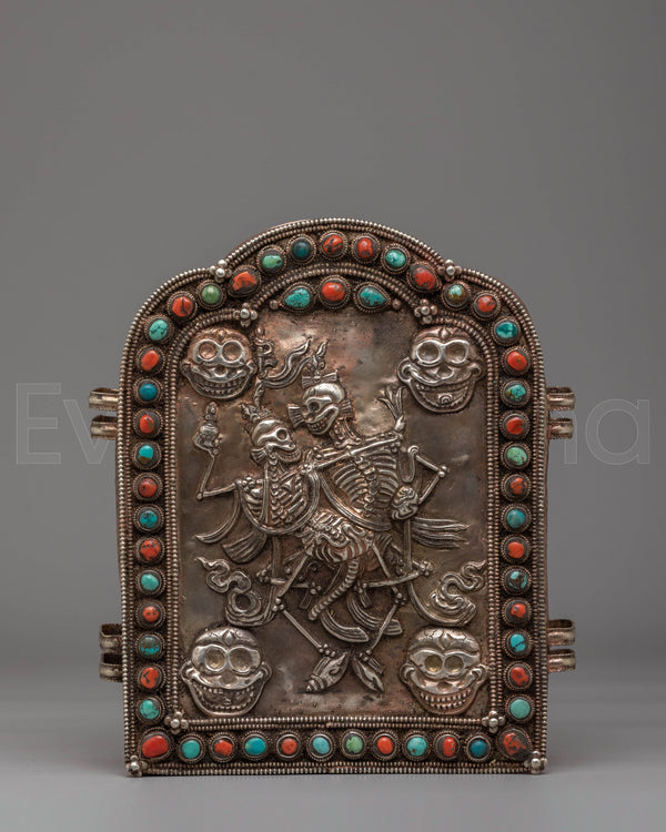 Citipati Design Tibetan Ghau Box | Protective Significance of the Ghau Box