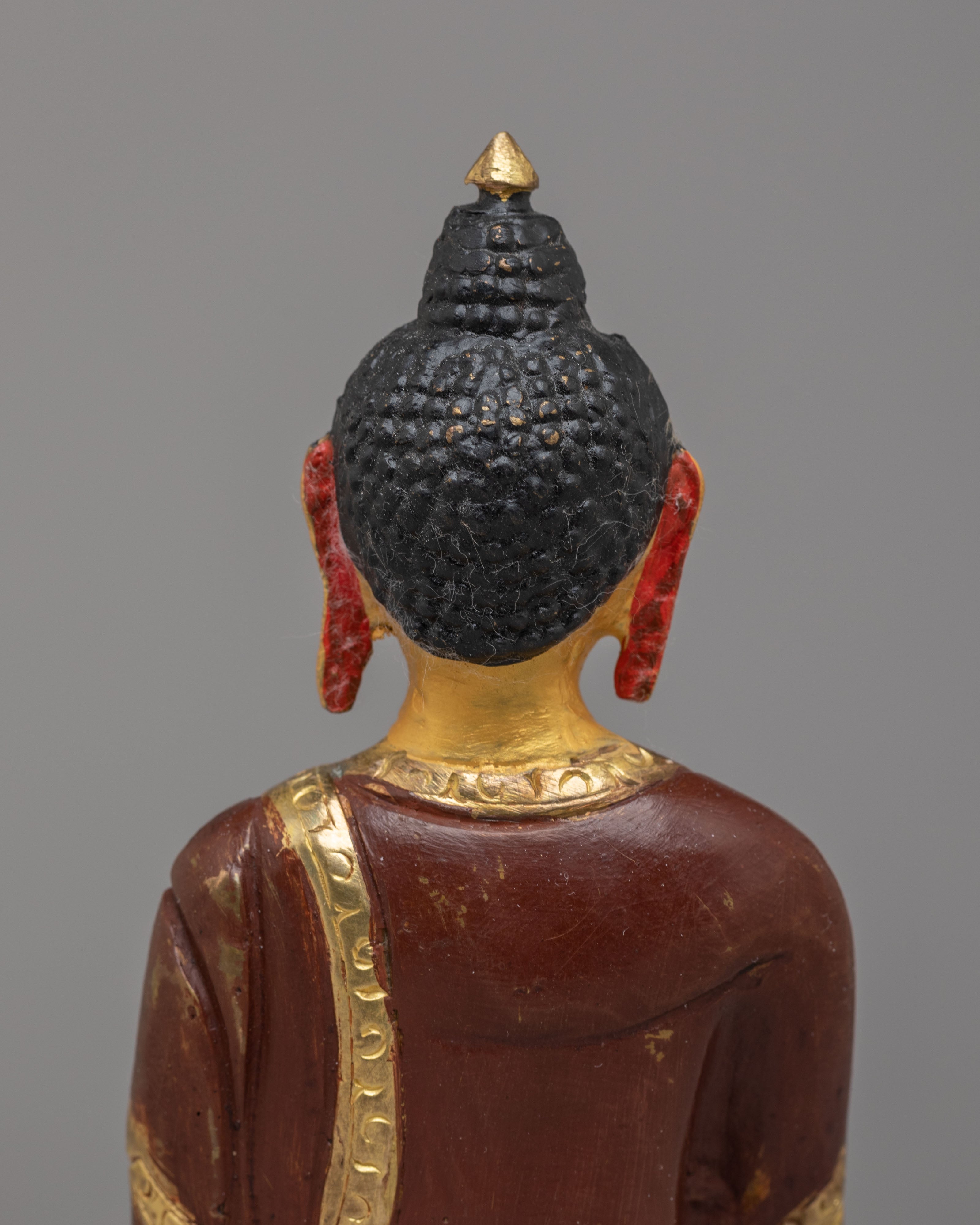 Buddhist Pure Land Amitabha Statue | Traditional Tibetan Handcrafted Artwork
