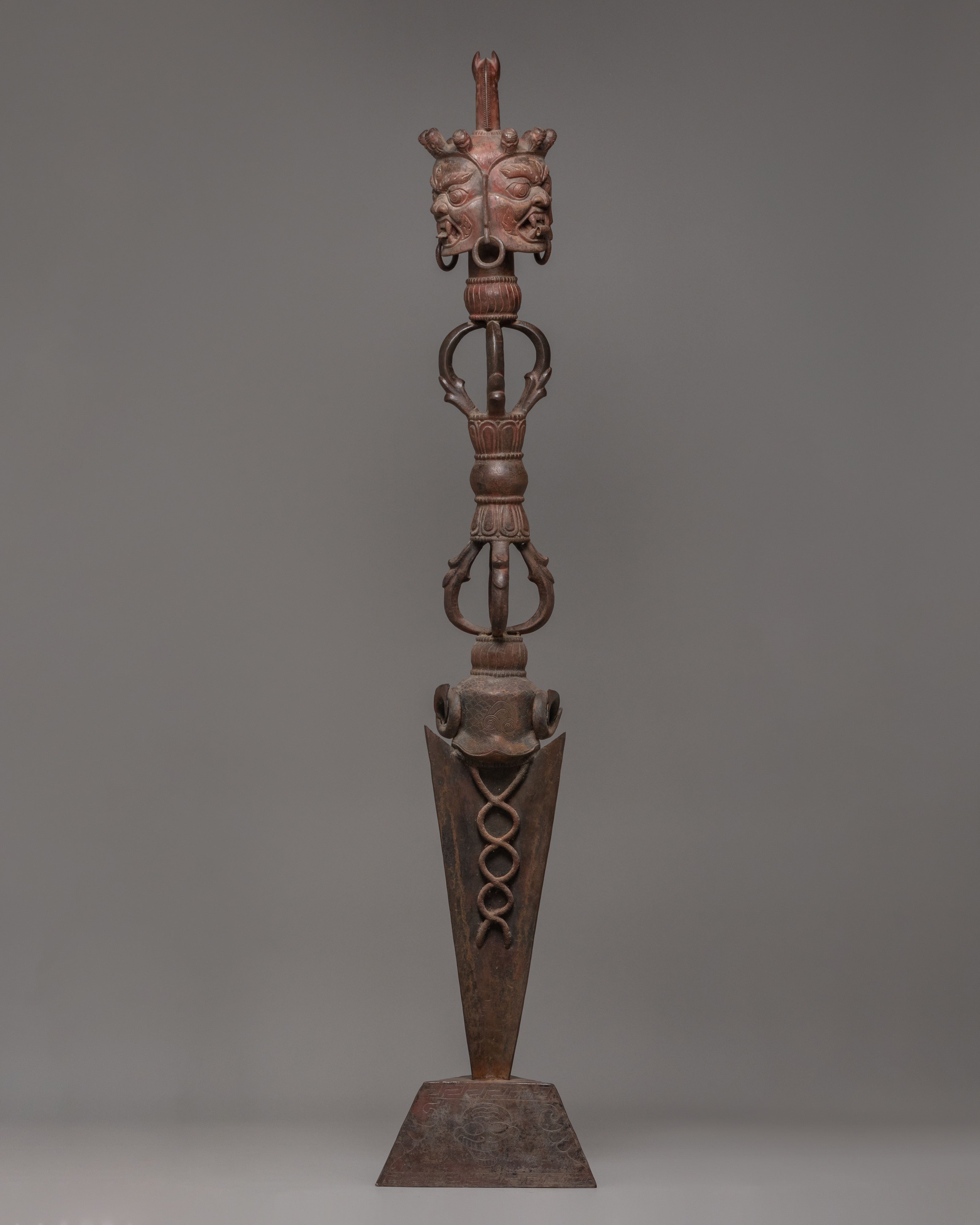 Buddhist Altar Ritual Phurba | Tibetan Ritual Tool for Protection