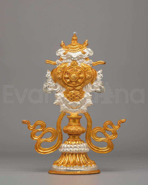 Handmade Buddhist Ritual Auspicious Symbols | Tibetan Symbolic Artwork