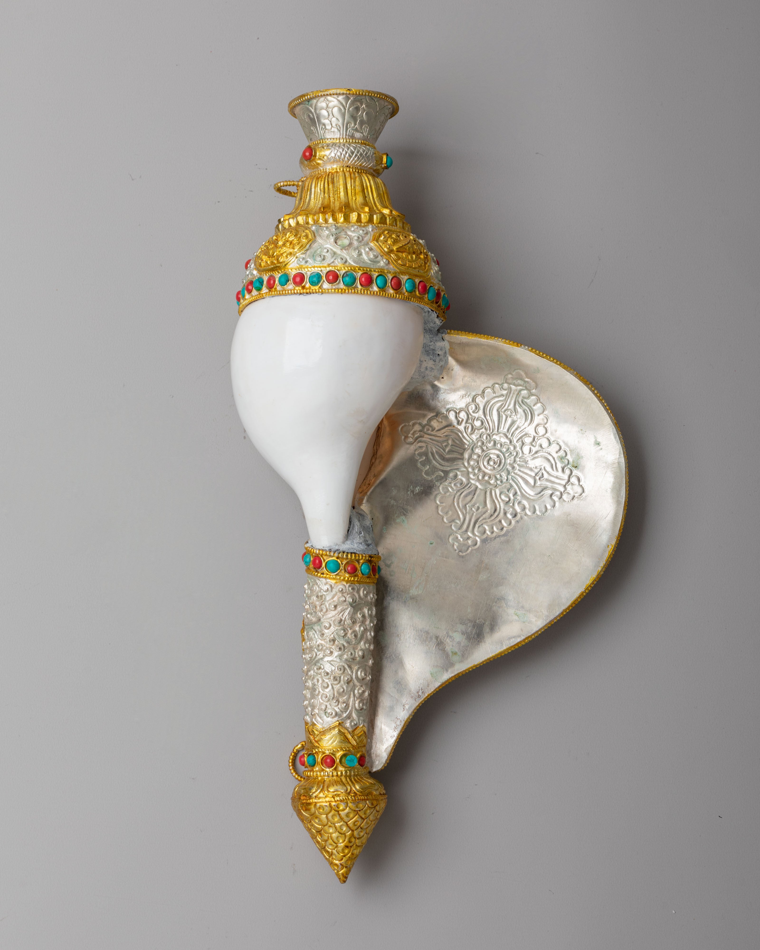 Handmade Conch for Ritual | Conch Shell for Puja
