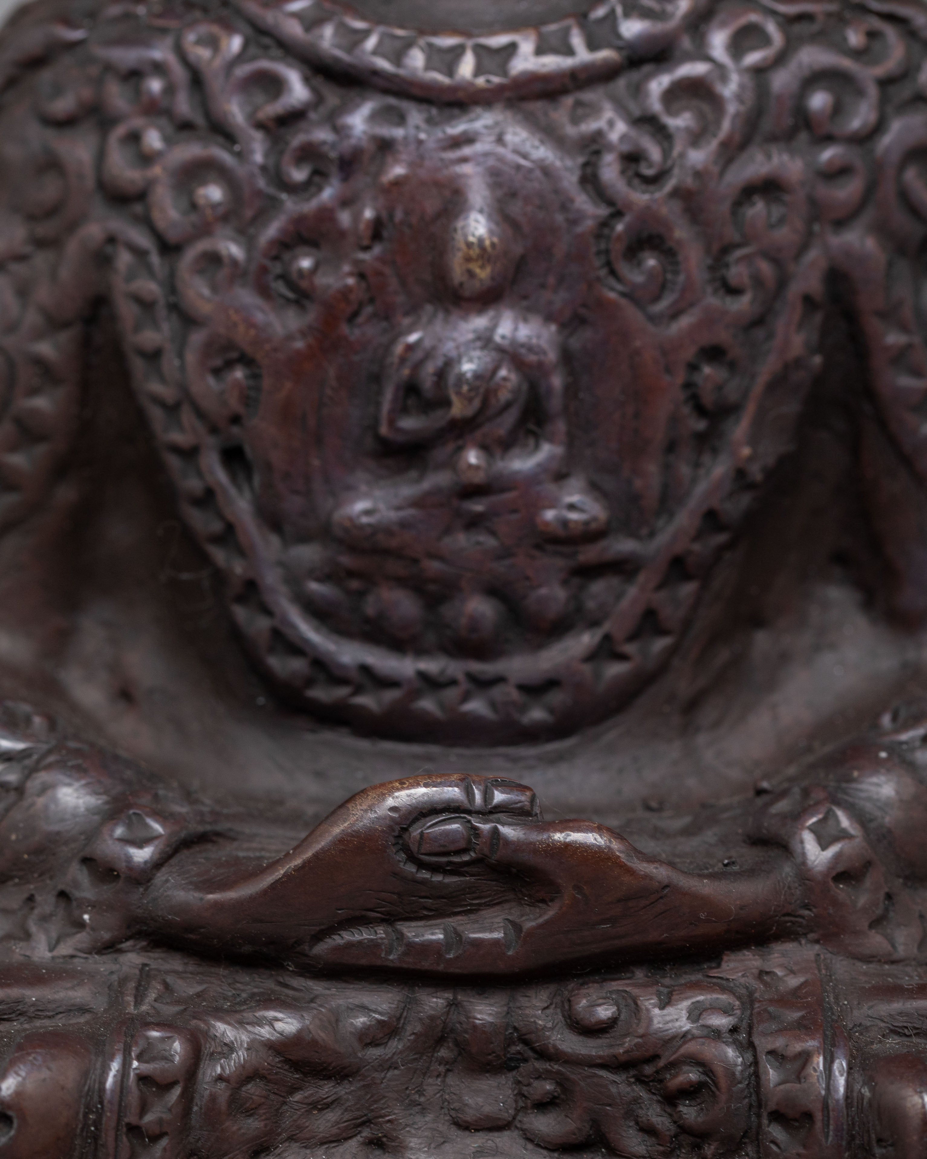 Sacred Altar Amitabha Buddha Sculpture | Traditional Artwork