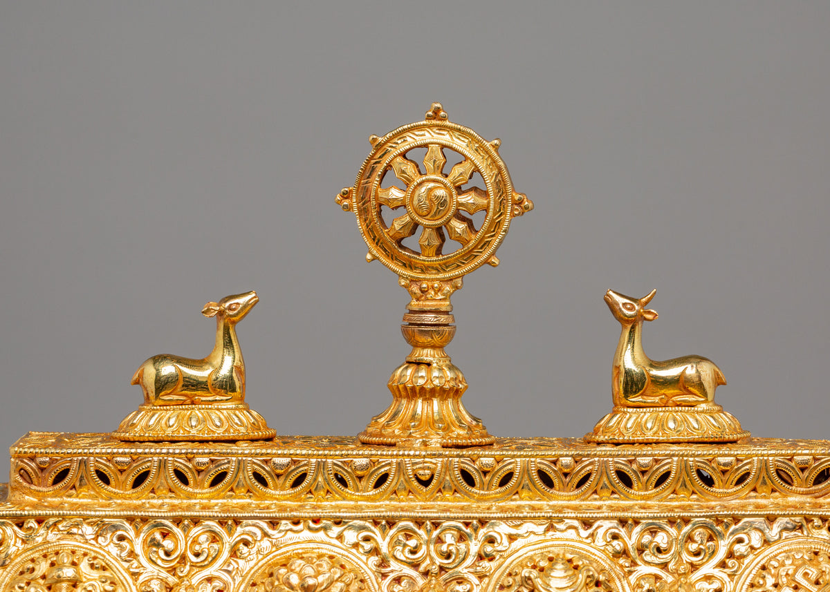 Buddhist Dharma Wheel Incense Burner | Meditation & Ritual Use
