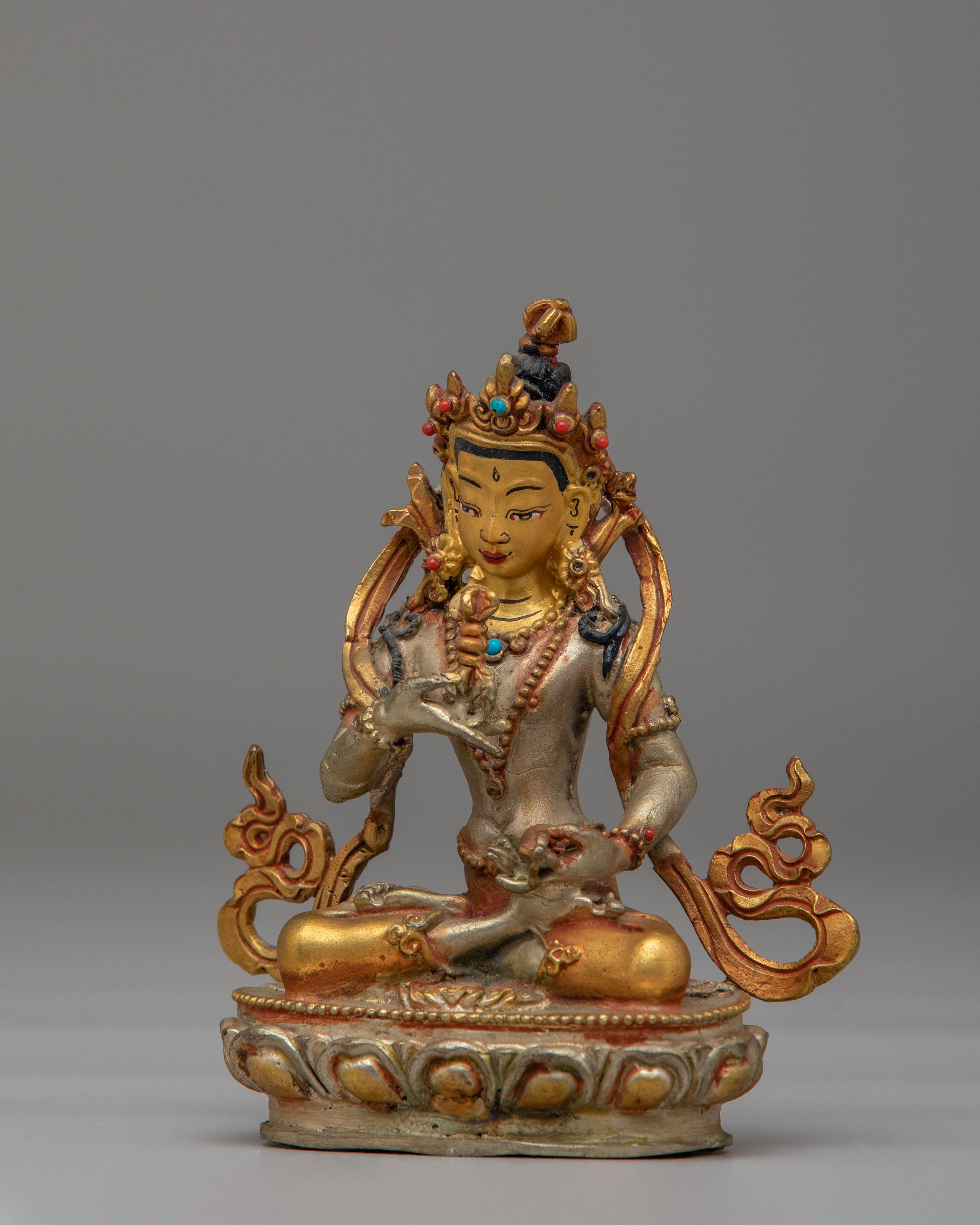 Tibetan Sacred Vajrasattva Statue | Handmade Buddhist Art for Meditation & Blessings
