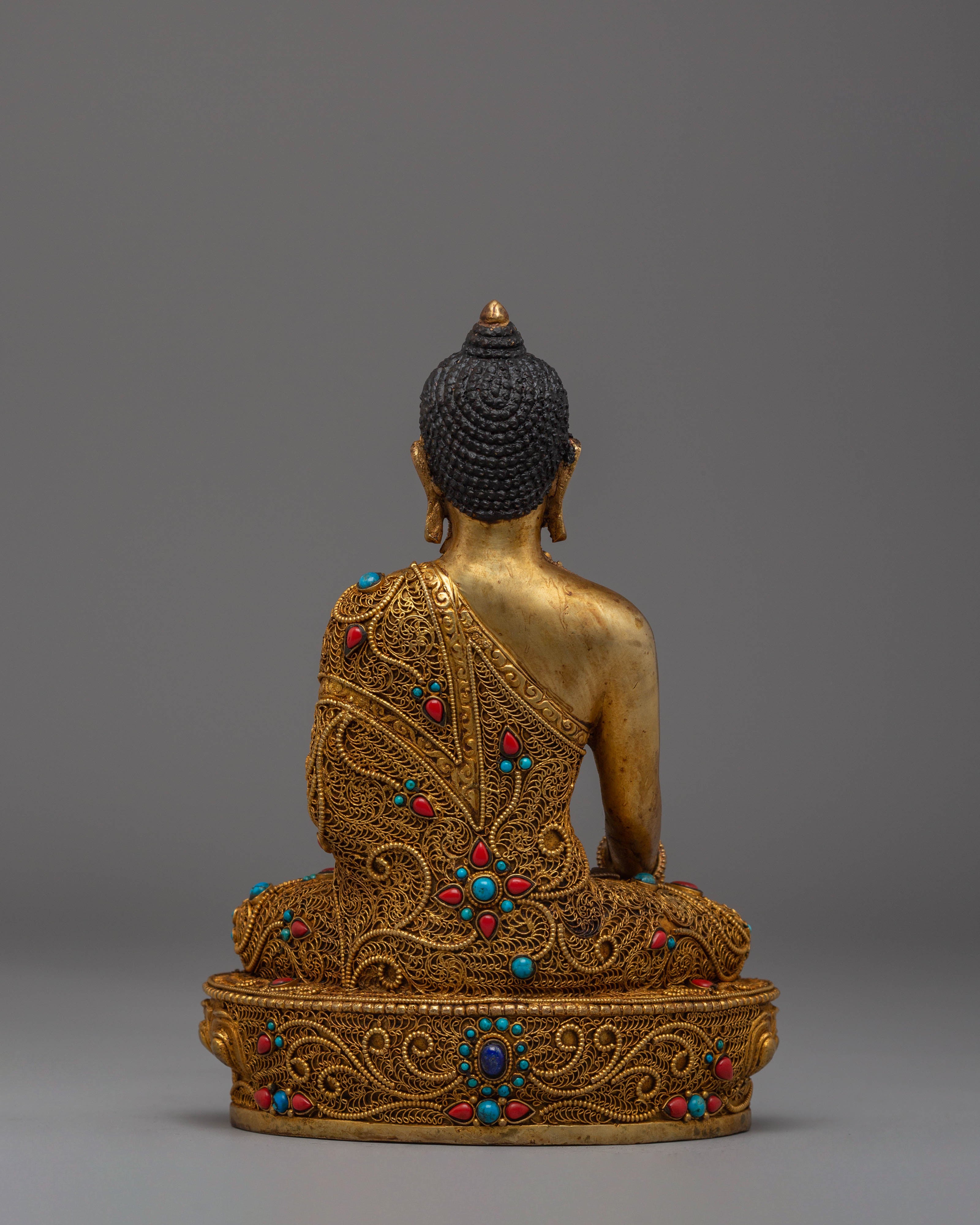 Handmade Shakyamuni Buddha Sacred Altar Statue | Himalayan Buddhist Art