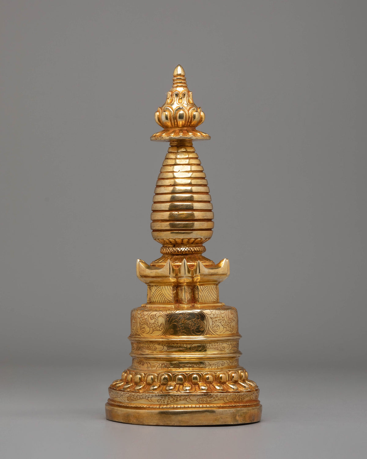 Sacred Handcrafted Stupa for Ritual Use | Perfect for Meditation and Spiritual Practices