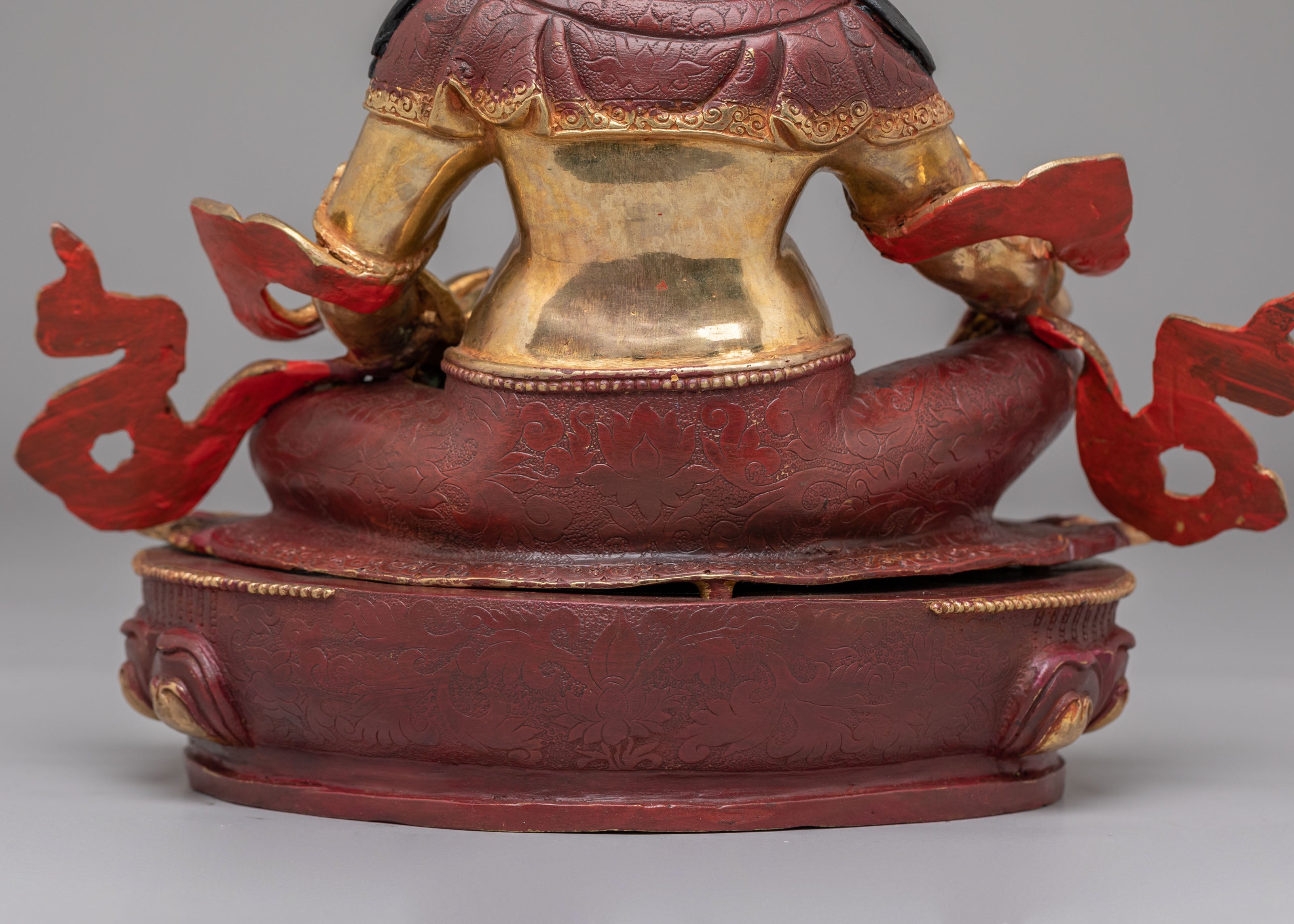 Dzambhala Statue For Home Shrine | Tibetan Wealth Deity Figurine