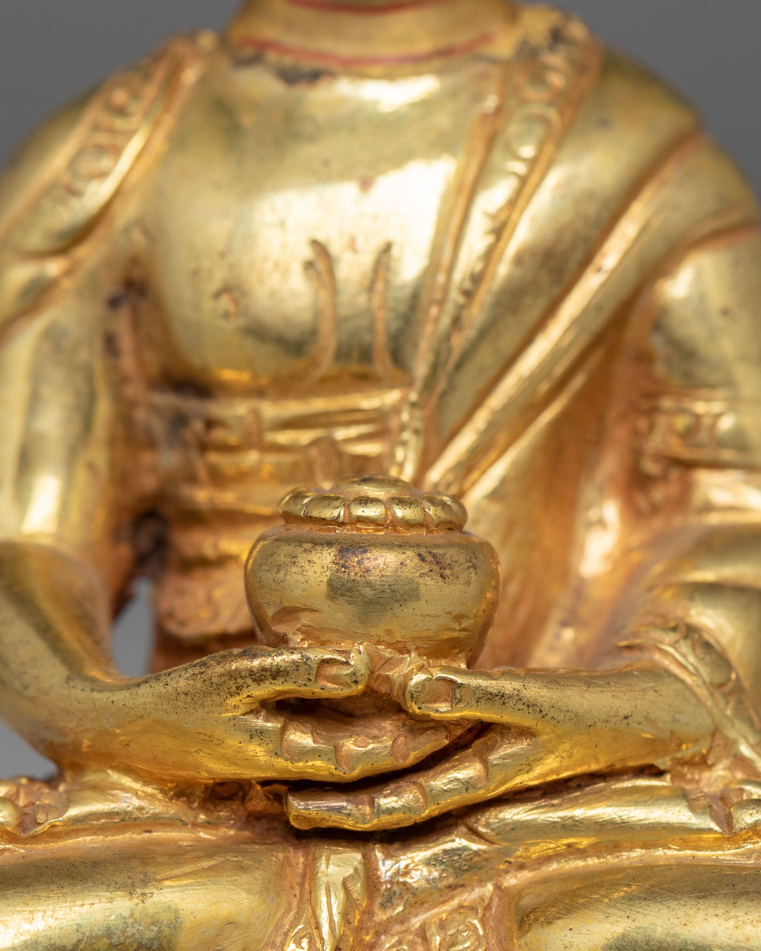 Copper Statue of Amitabha Buddha | Symbol of Infinite Light