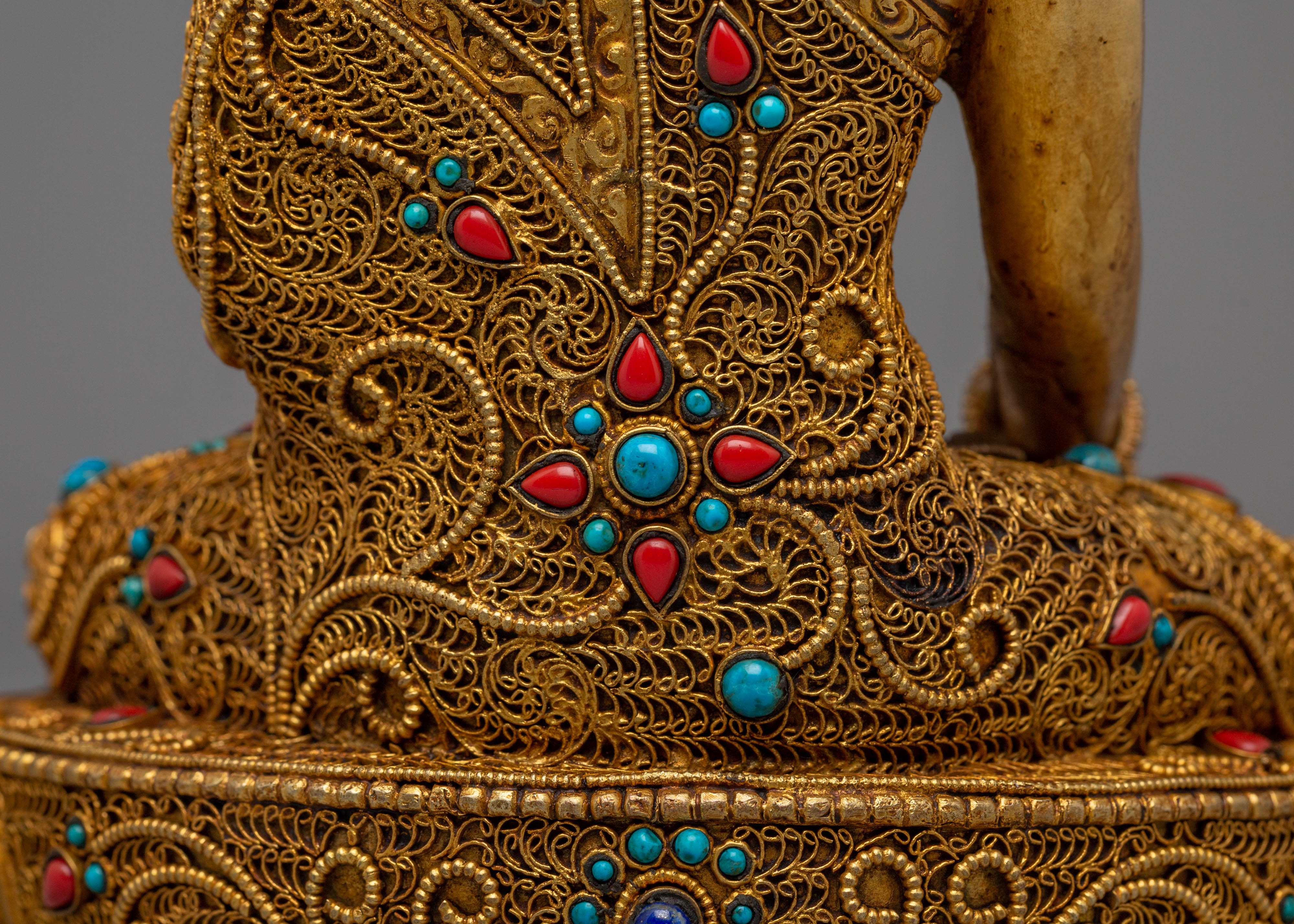 Handmade Shakyamuni Buddha Sacred Altar Statue | Himalayan Buddhist Art