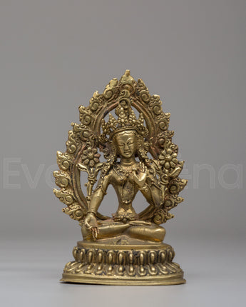 Handcrafted White Tara Statue