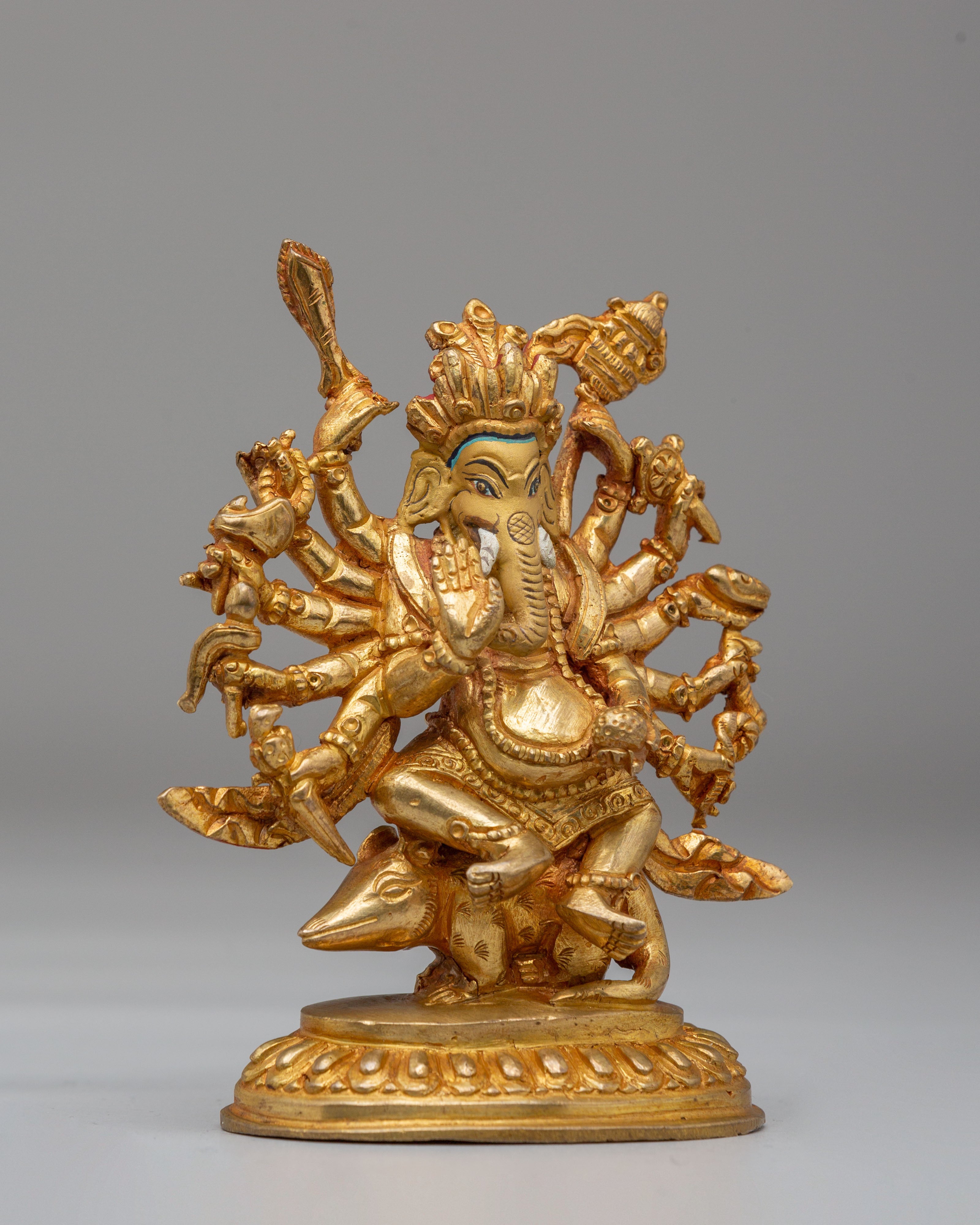 Maha Rakta Ganesha God Statue | Traditional Ganesh Statue