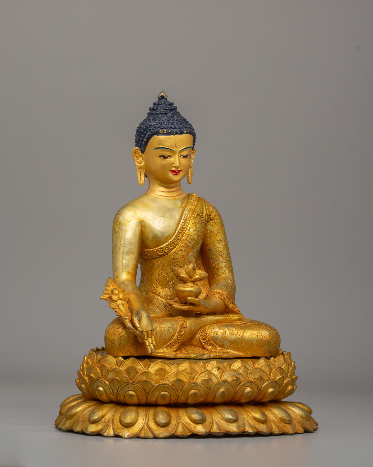 Divine Medicine Buddha Sculpture | Sacred Spiritual Art