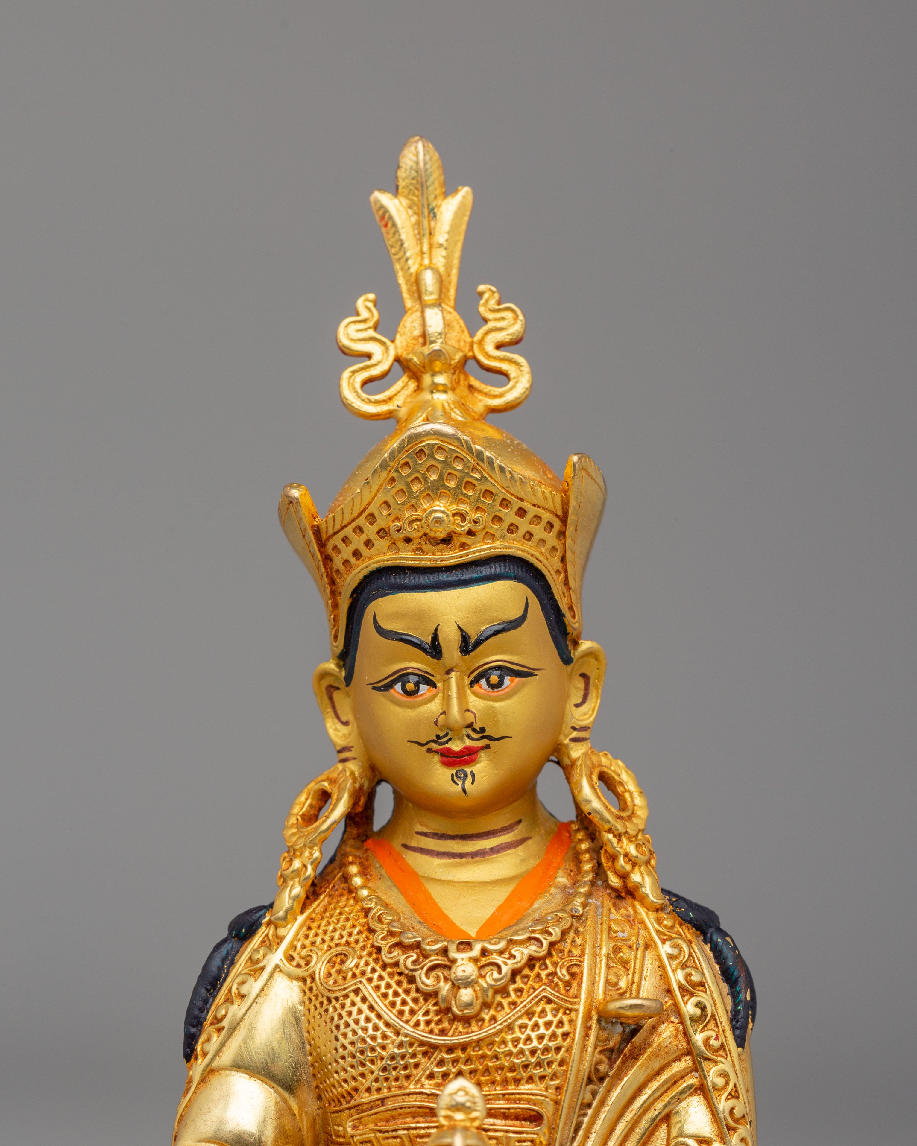 Handmade Buddha Dharma Sangha Statue Set | Tibetan Artwork