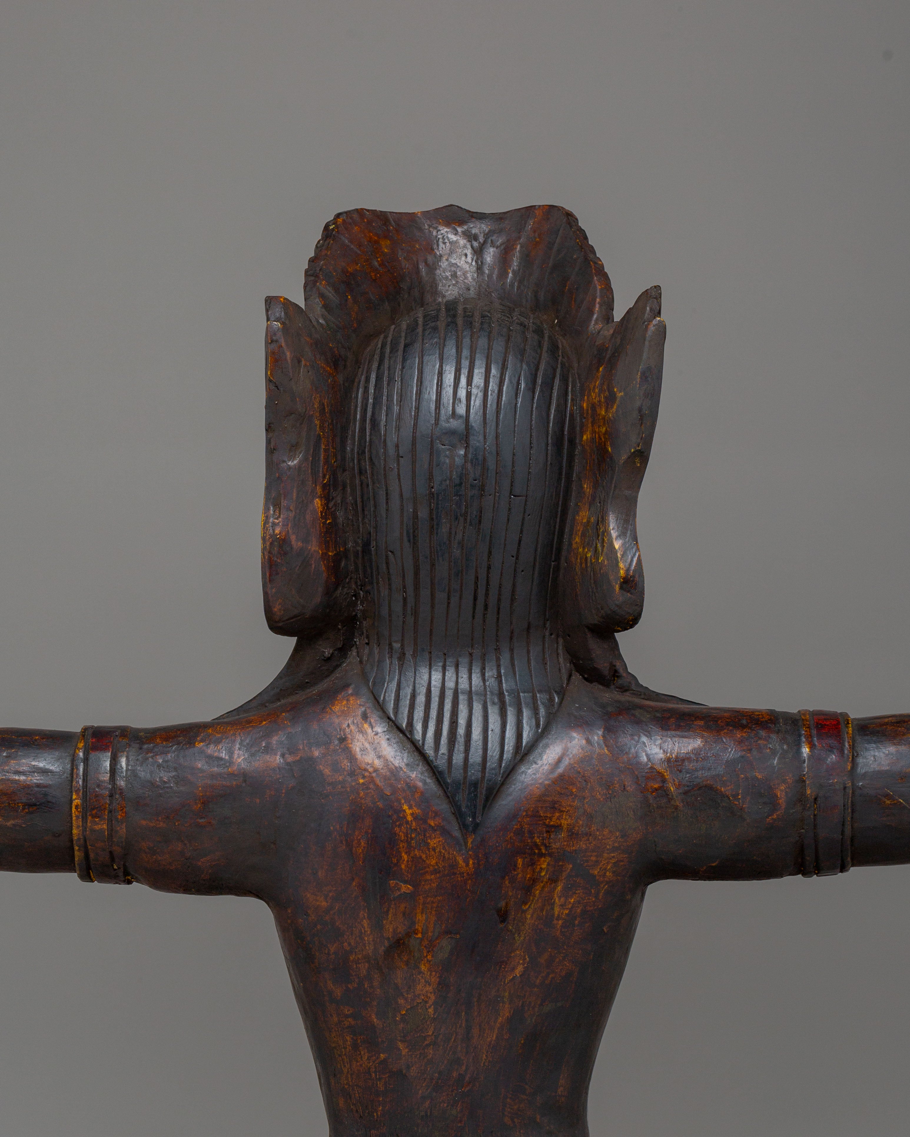 Handcrafted Lord Indra Statue | Traditional Indian Artwork